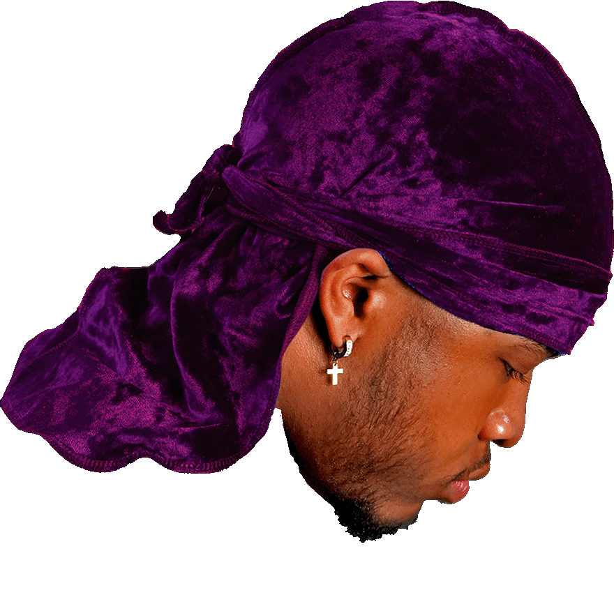 Purple velvet durag - Durag Waves