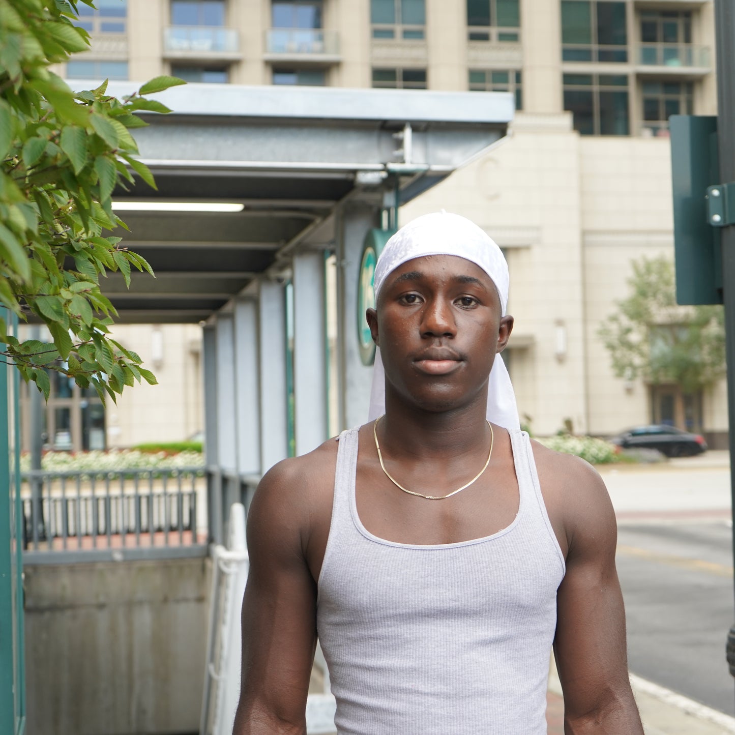 Premium Crushed Velvet White Durag