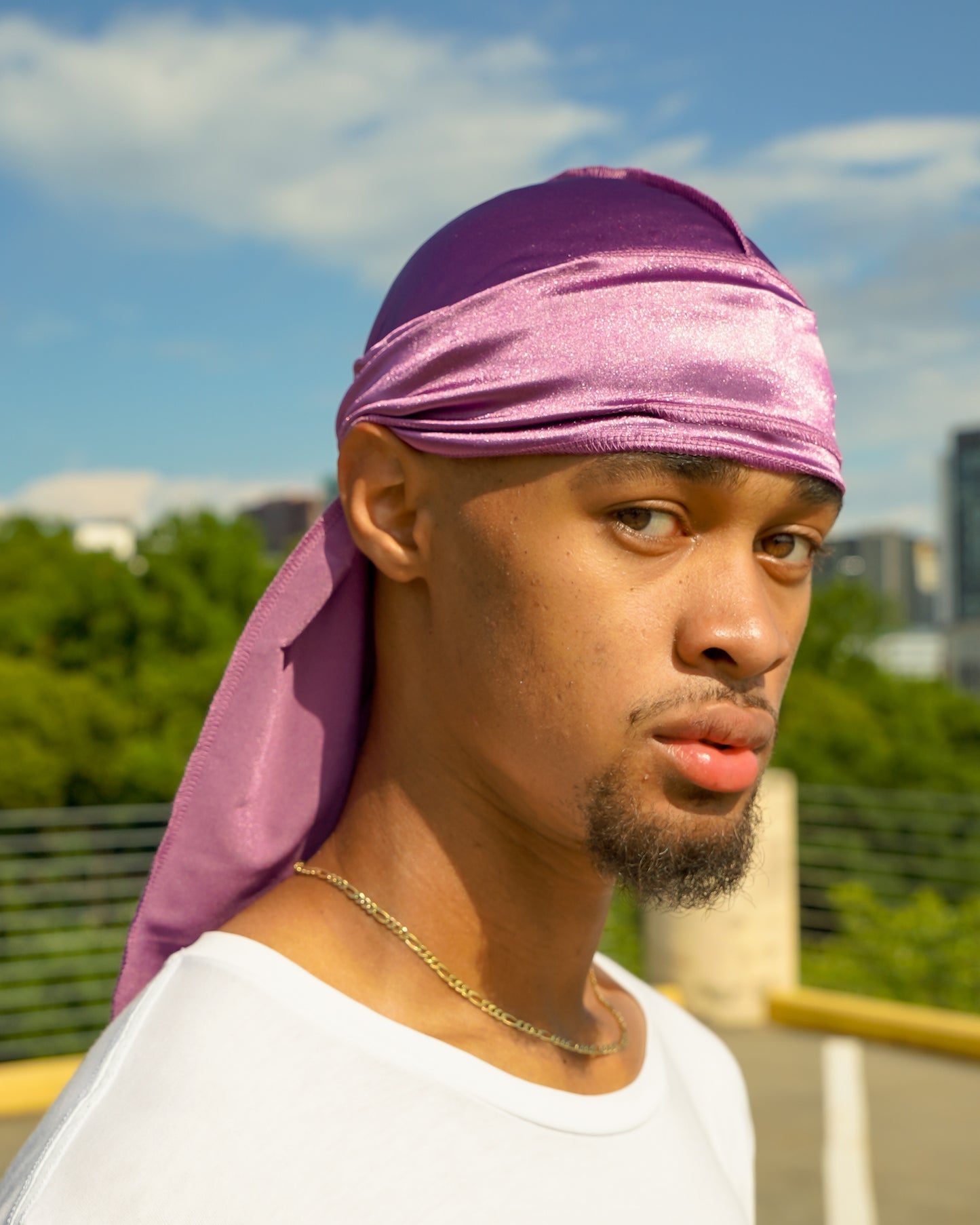 Premium Silk Durag Passion Purple