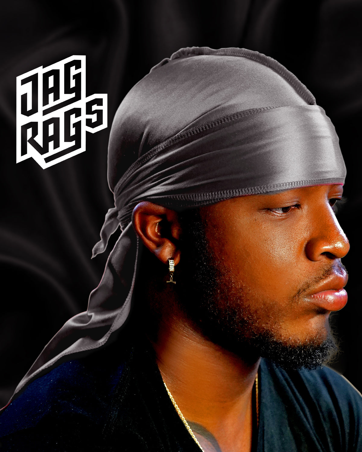 "Silver" Stretchy Silky JagRag - shopjagrags