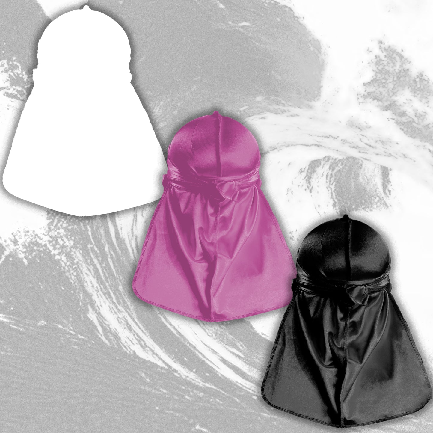 Premium Silk Durag Bundle Passion Purple