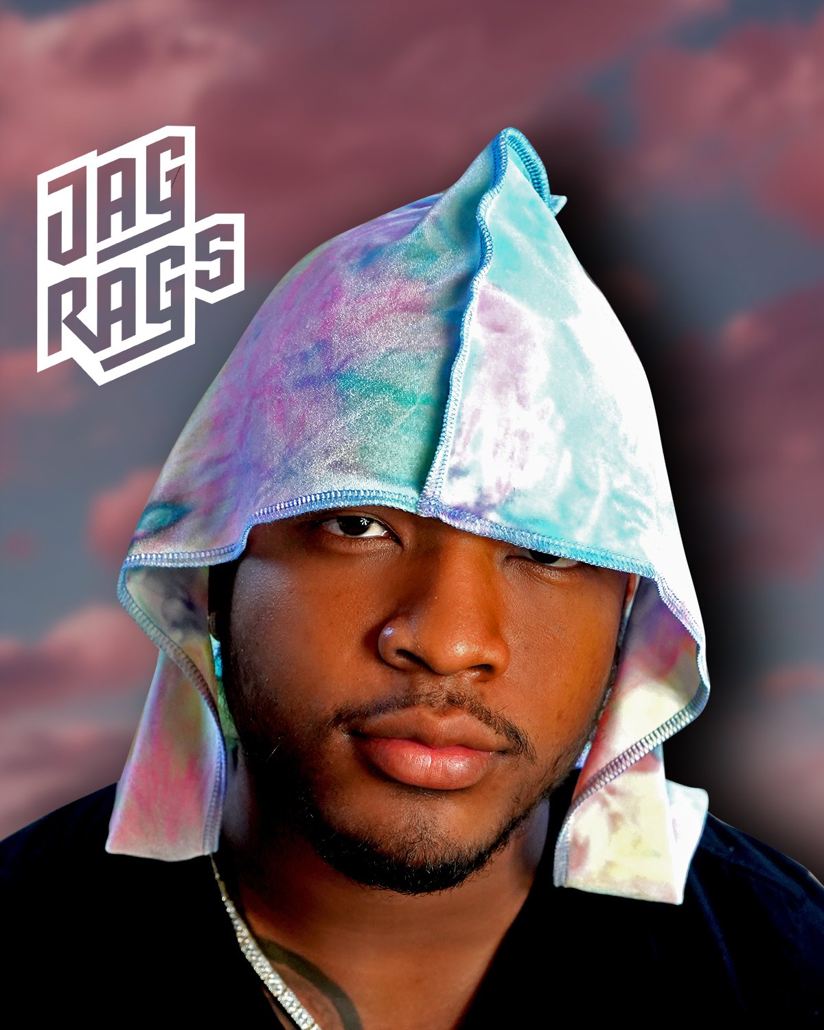 Tye-Dye "Sherbert" Velvet JagRags - shopjagrags