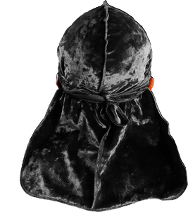 JagRags Crushed Velvet and Black Durag for Men