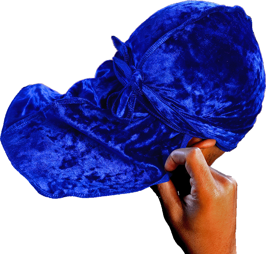 Crushed Velvet Blue JagRag