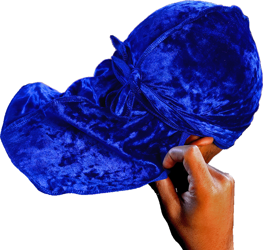 Premium Crushed Velvet Blue JagRag