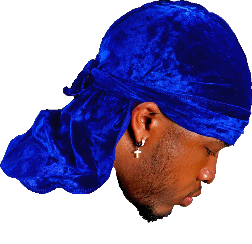 Premium Crushed Velvet Blue JagRag