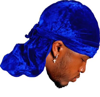 Premium Crushed Velvet Blue JagRag