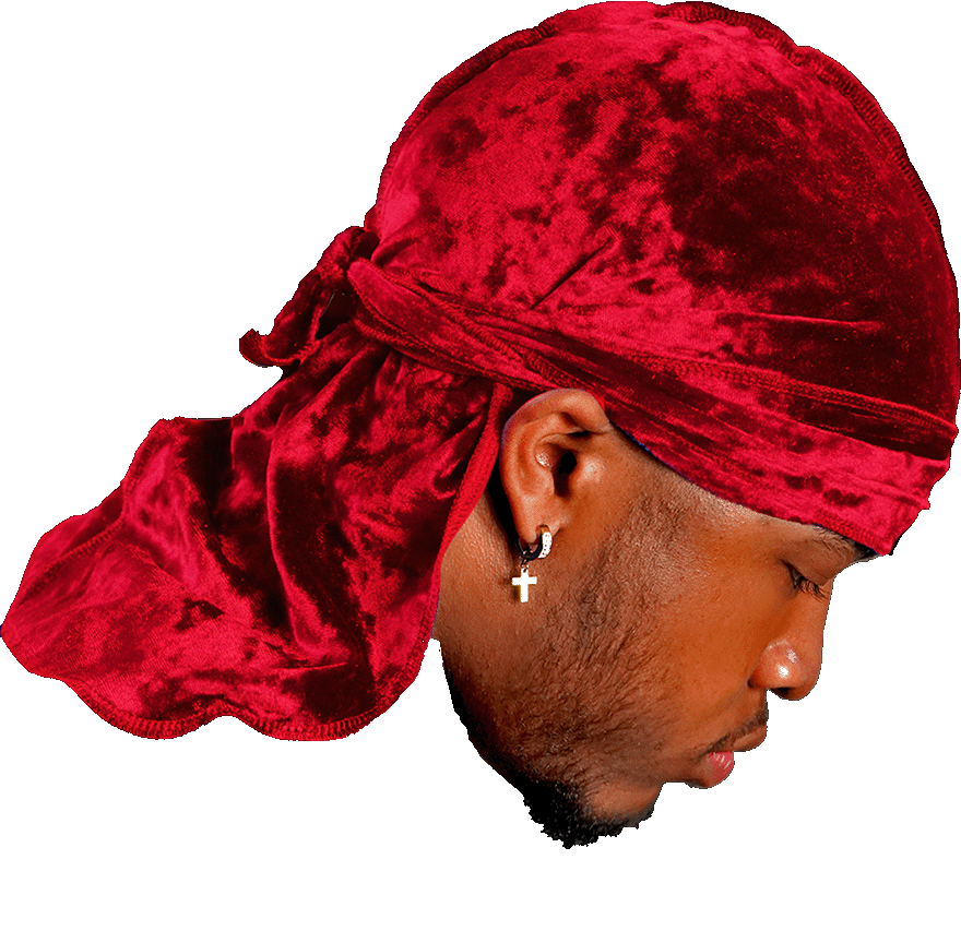 Grey Velvet Durag