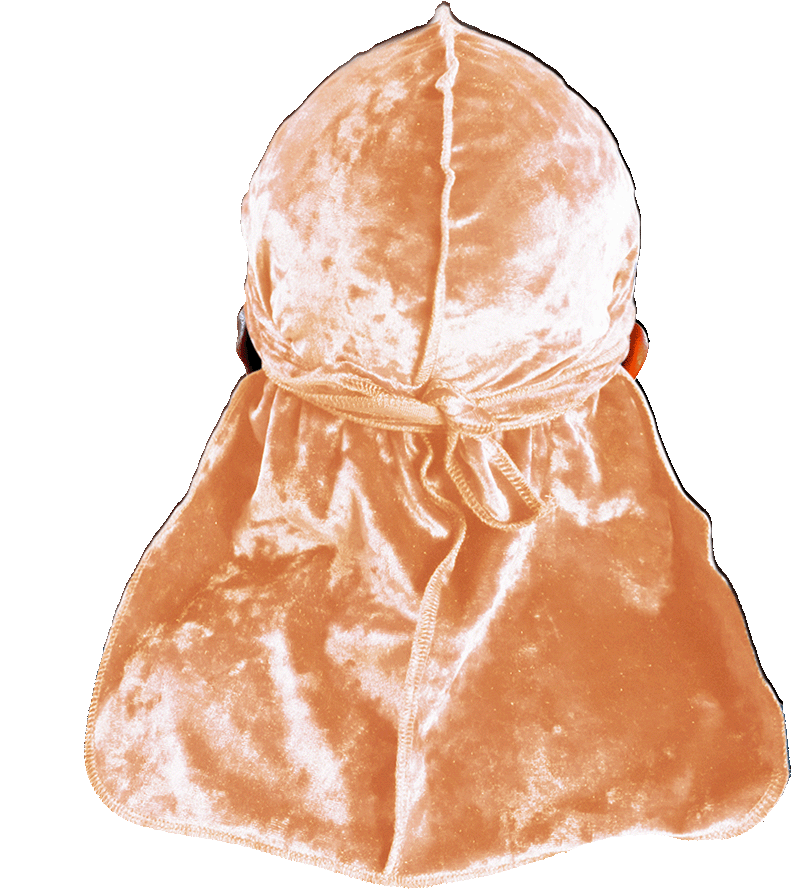 Premium Crushed Velvet Brown Sandstone Durag