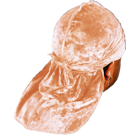 Premium Crushed Velvet Brown Sandstone Durag