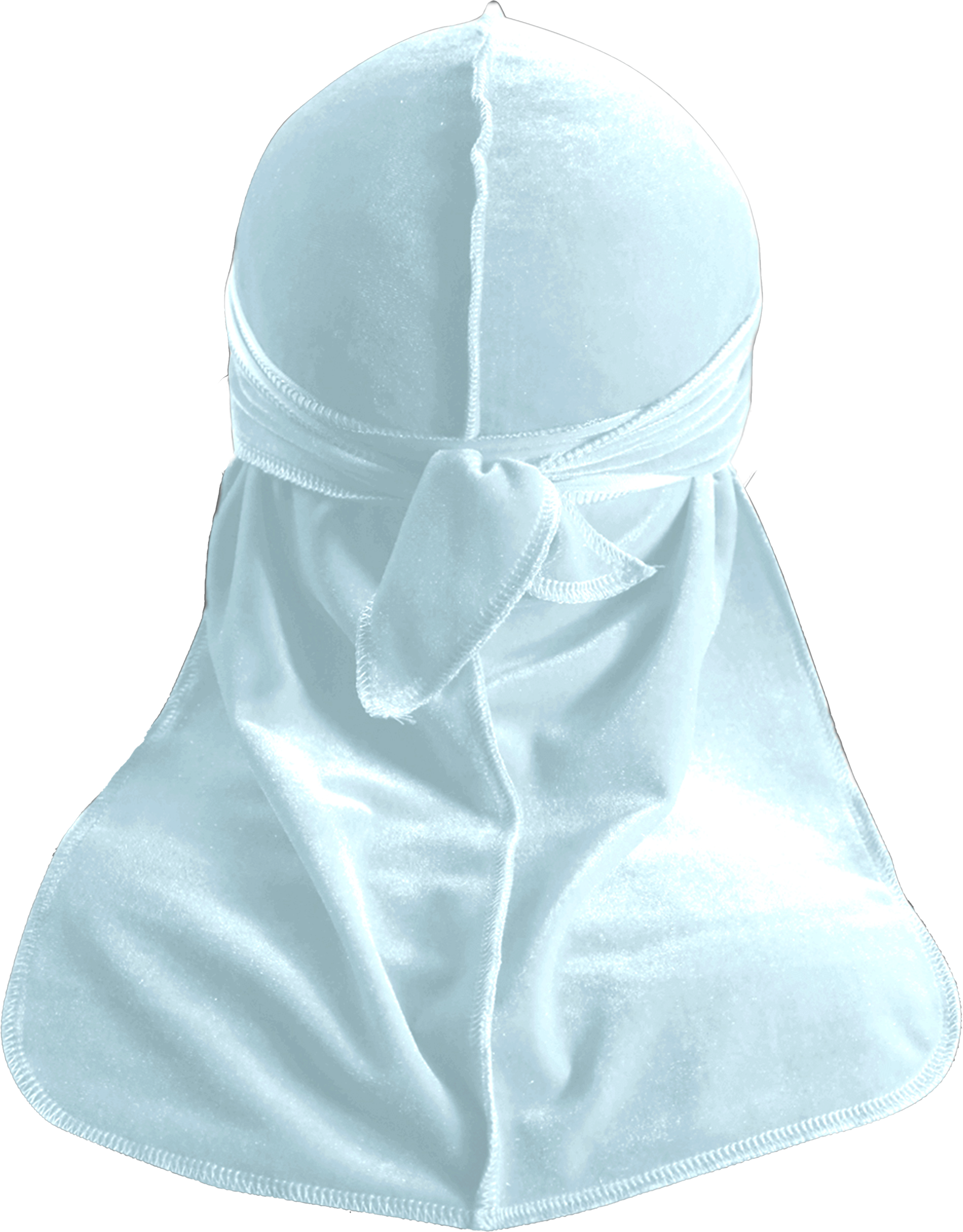 JagRags Premium White and Velvet Durag