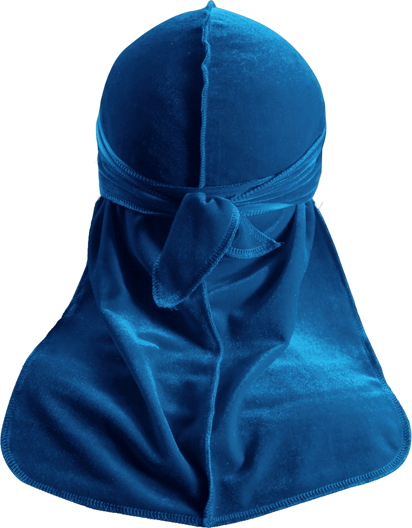 Premium Turquoise Blue Velvet Durag