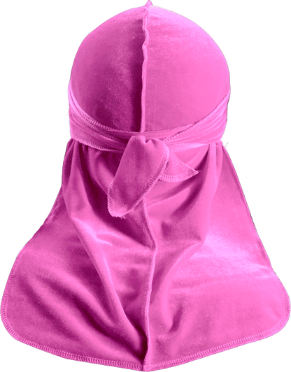 Premium Powder Pink Velvet Durag