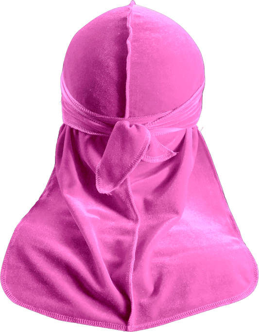 Premium Powder Pink Velvet Durag