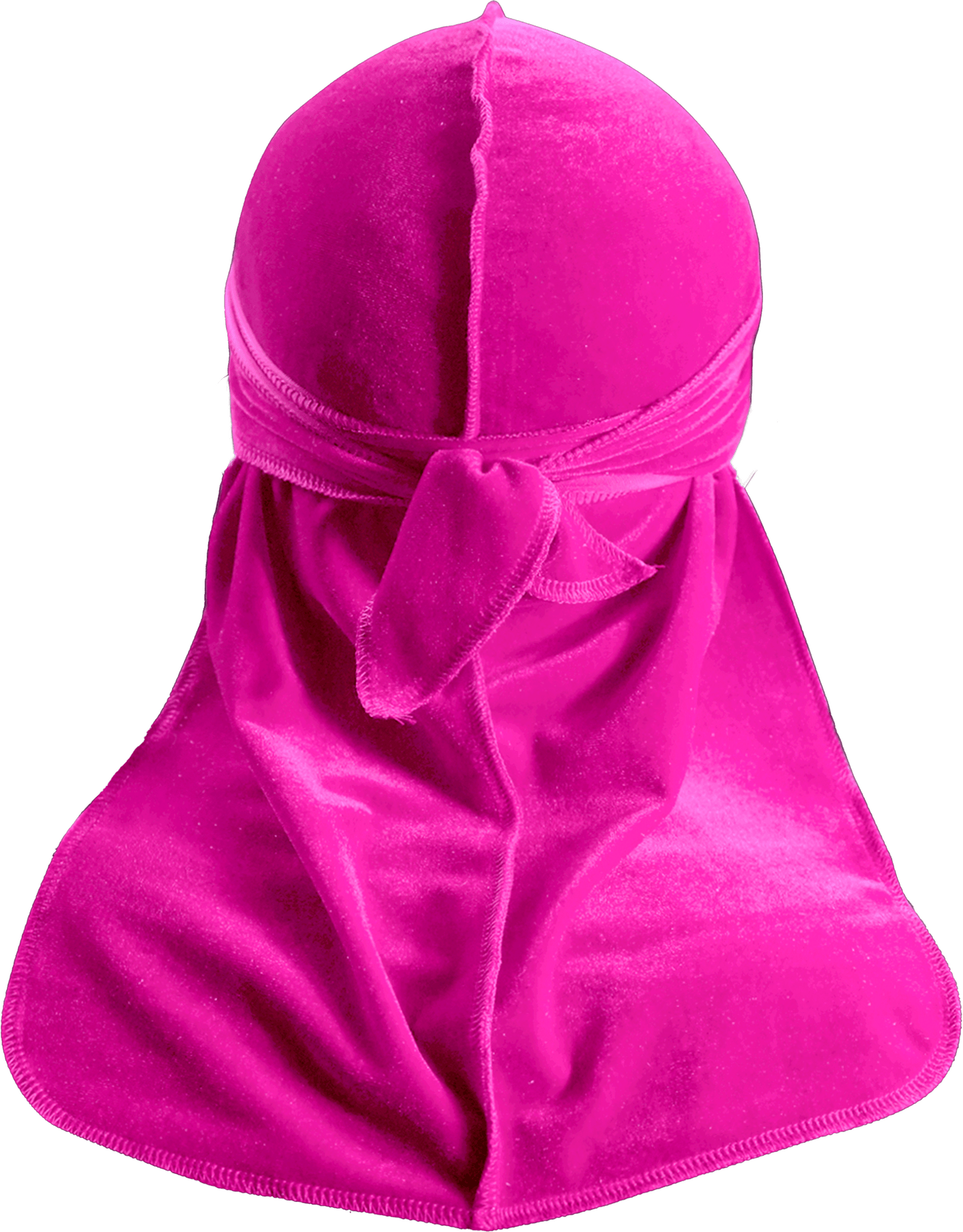 Premium Pink Velvet Durag