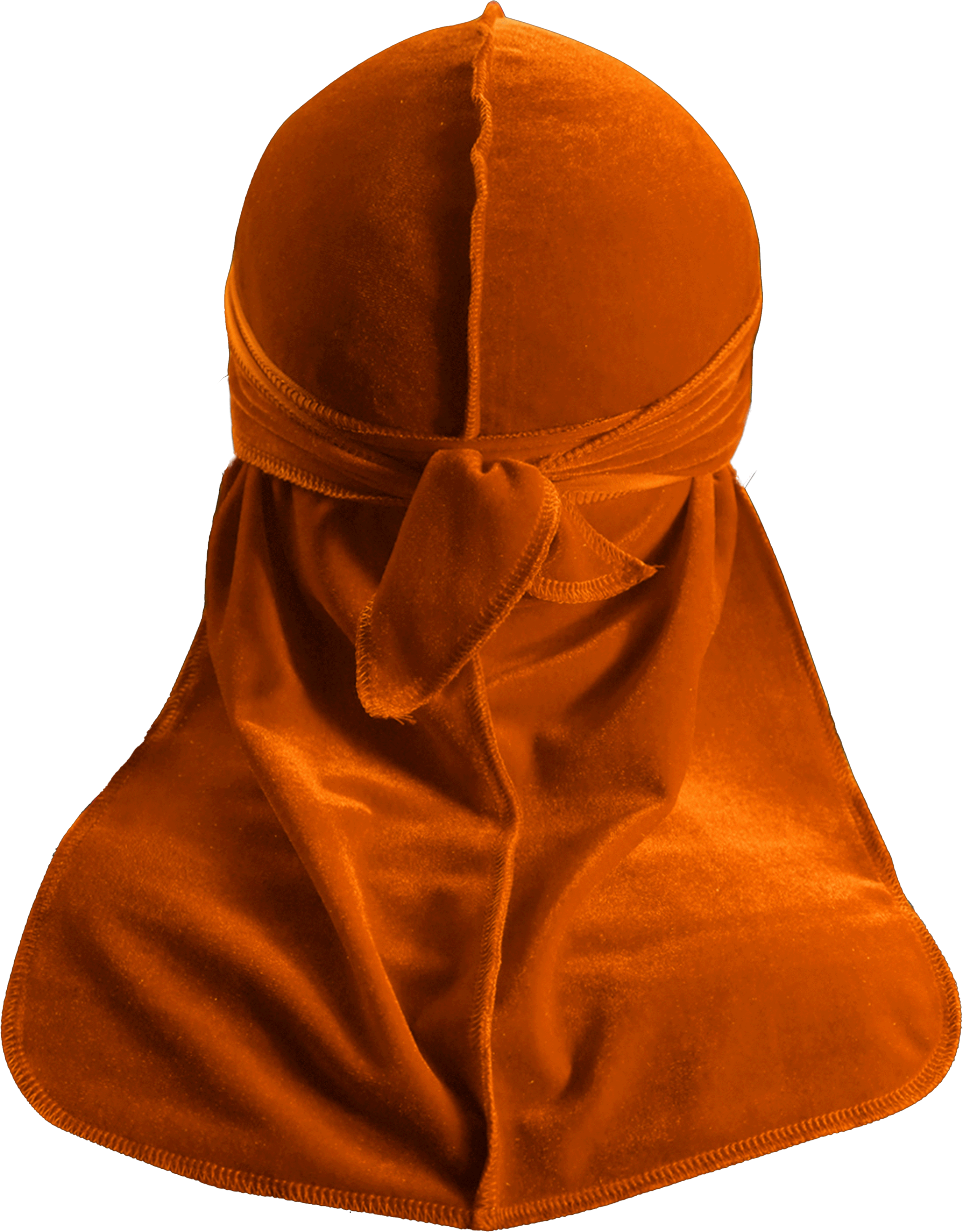 JagRags Premium Orange and Velvet Durag