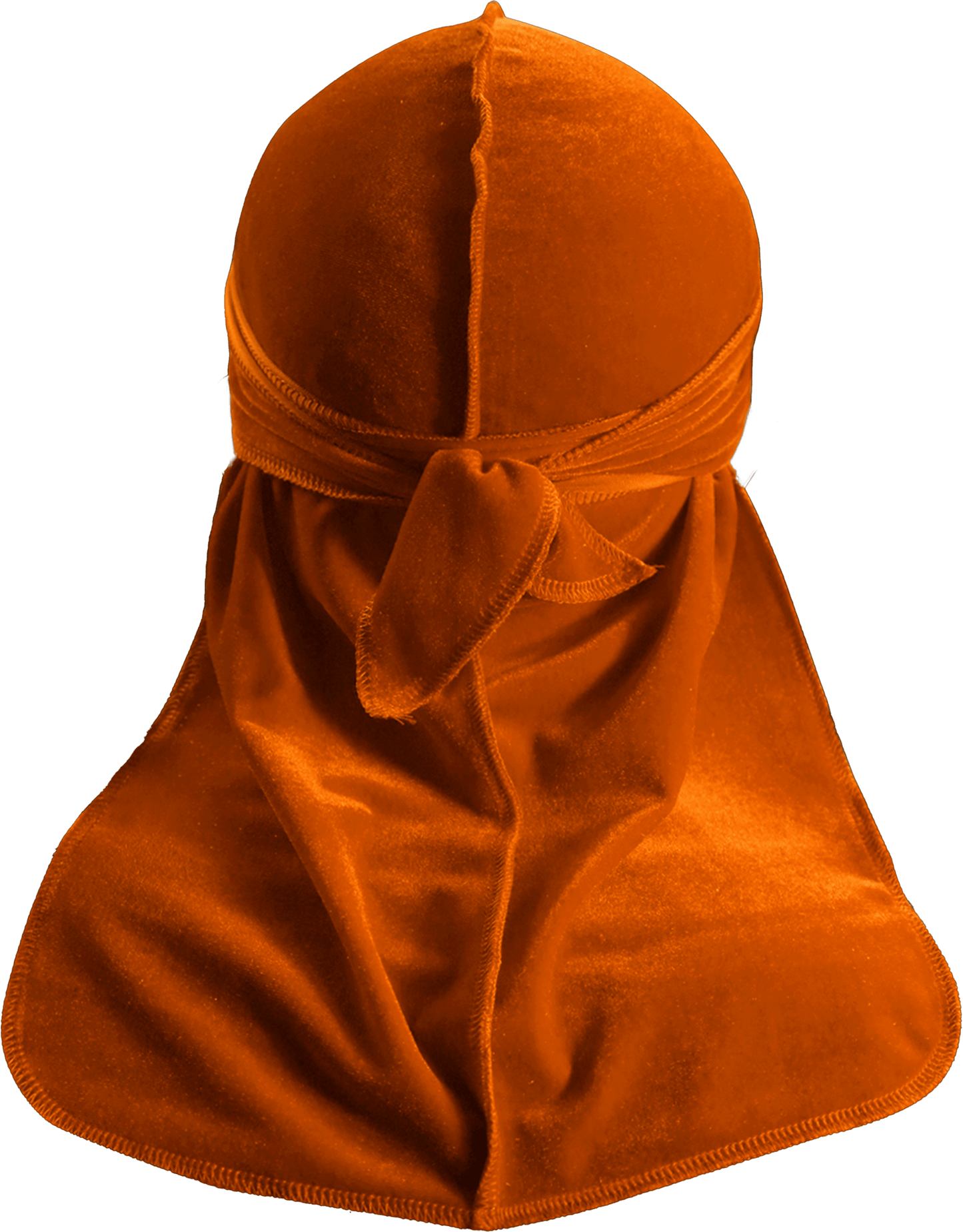 Premium Orange Velvet Durag