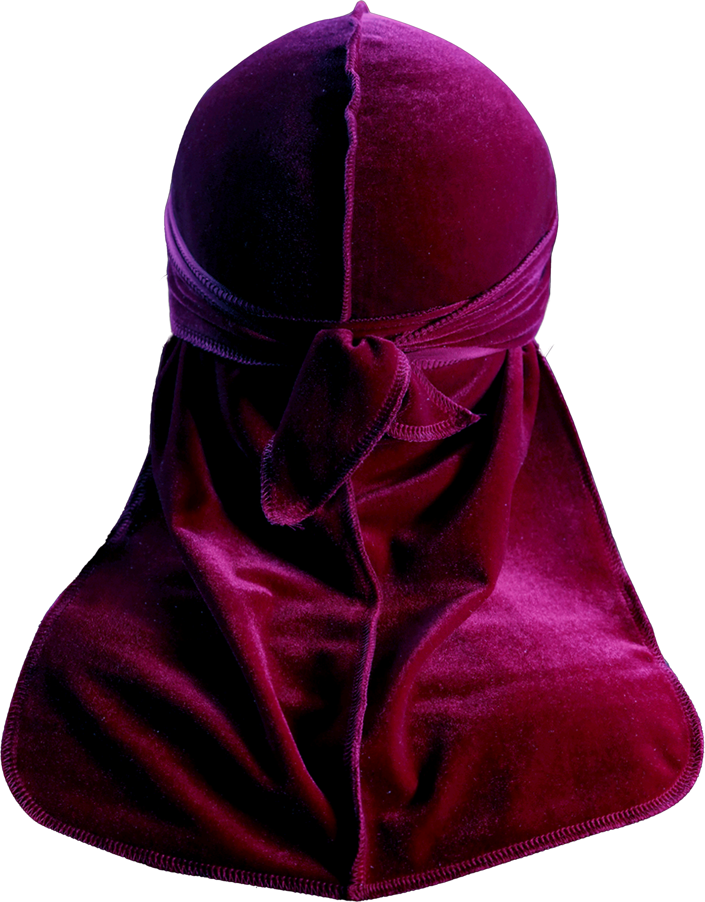 JagRags Premium Maroon and Velvet Durag