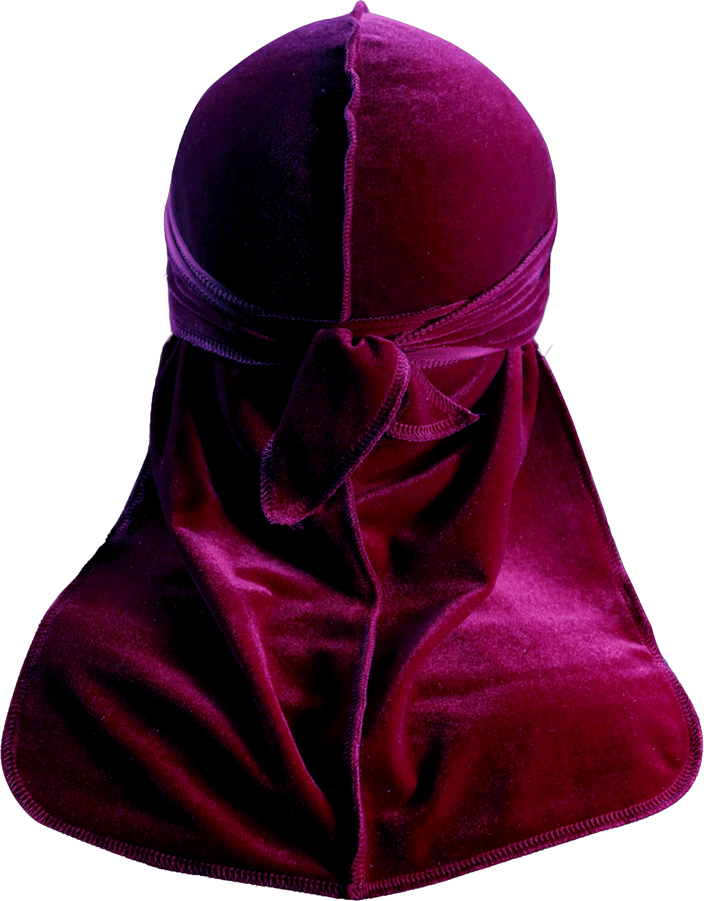 Premium Maroon Red Velvet Durag