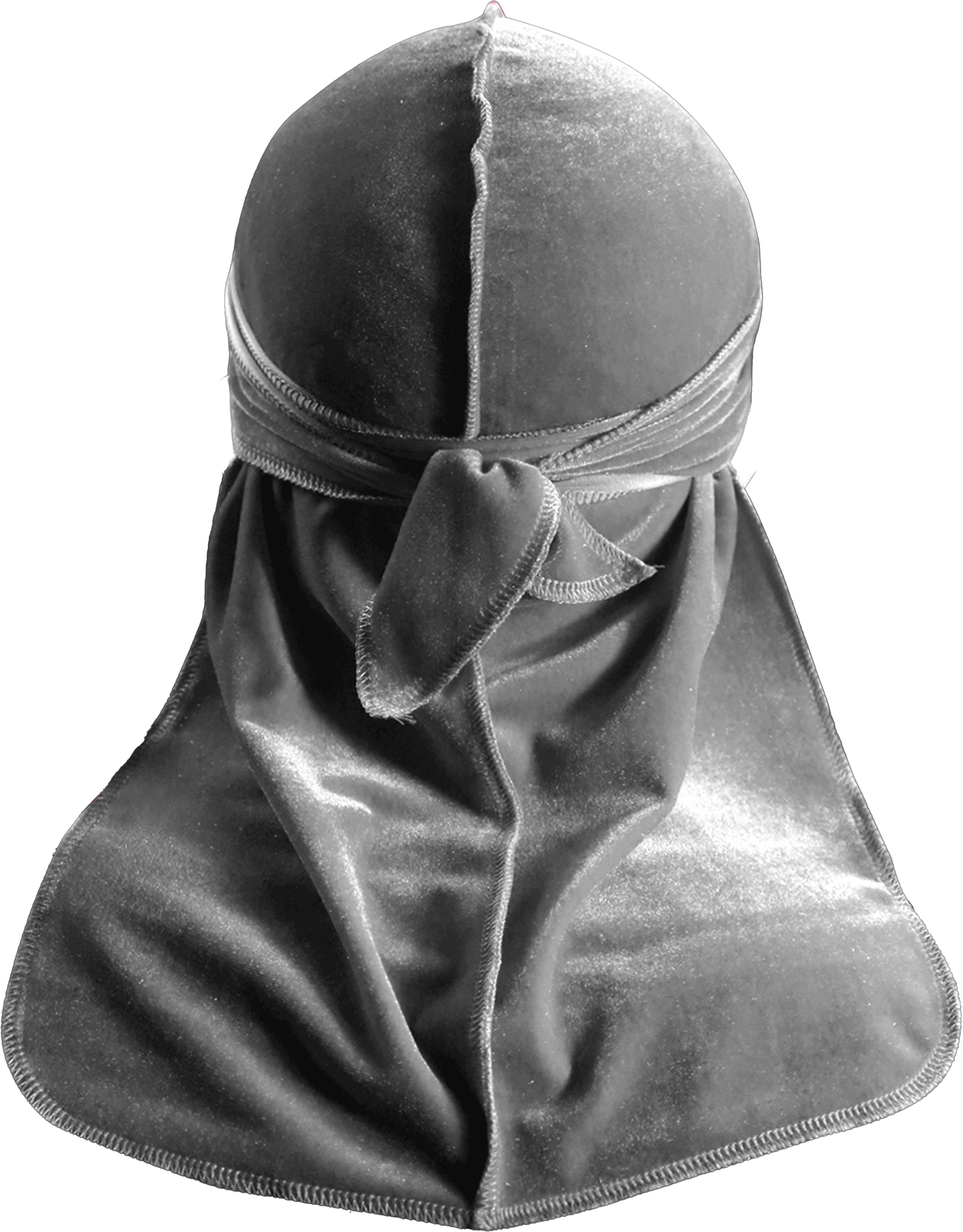 JagRags Premium Grey and Velvet Durag