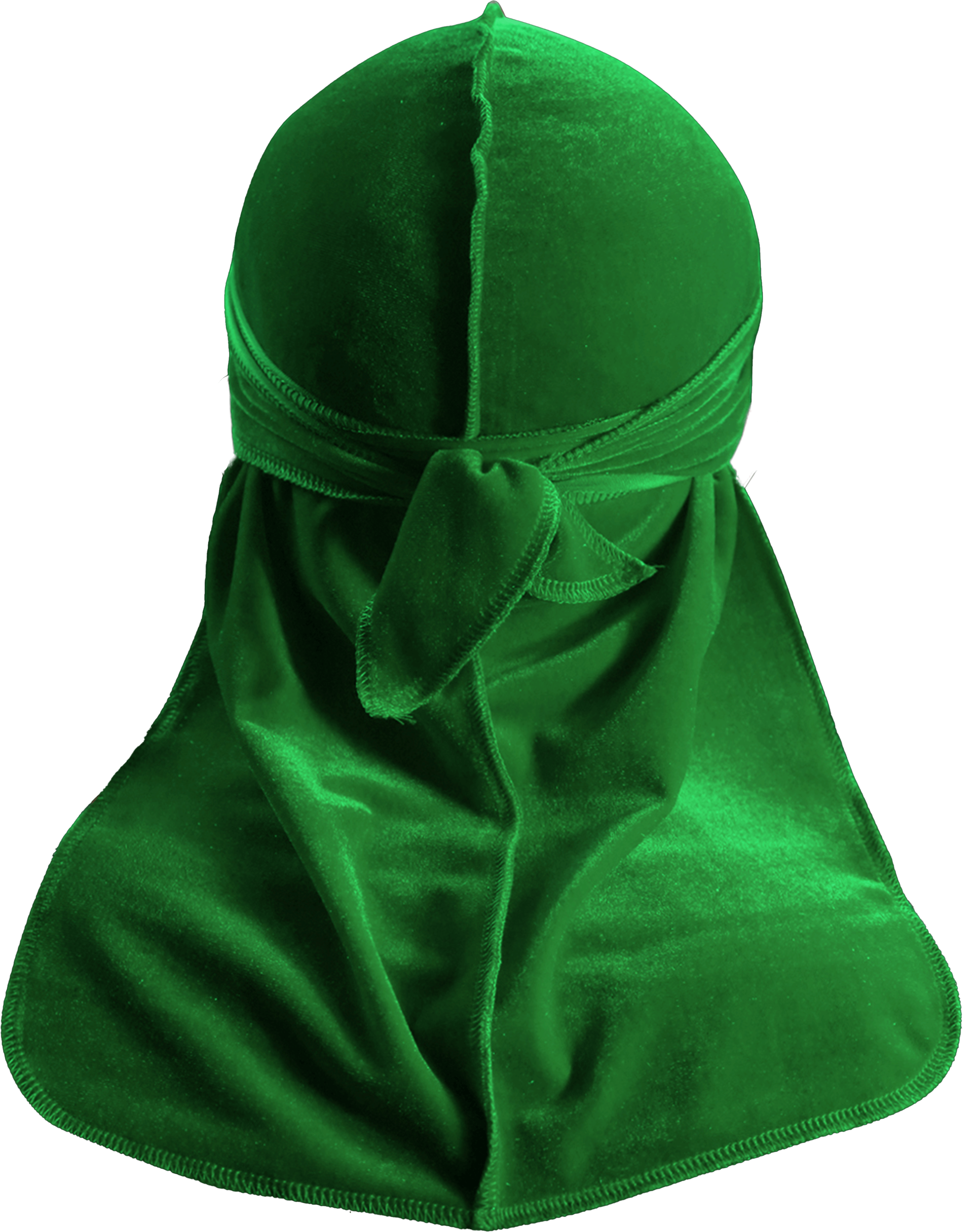 JagRags Premium Green and Velvet Durag