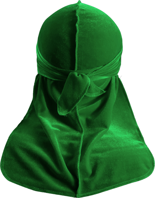 Premium Green Velvet Durag
