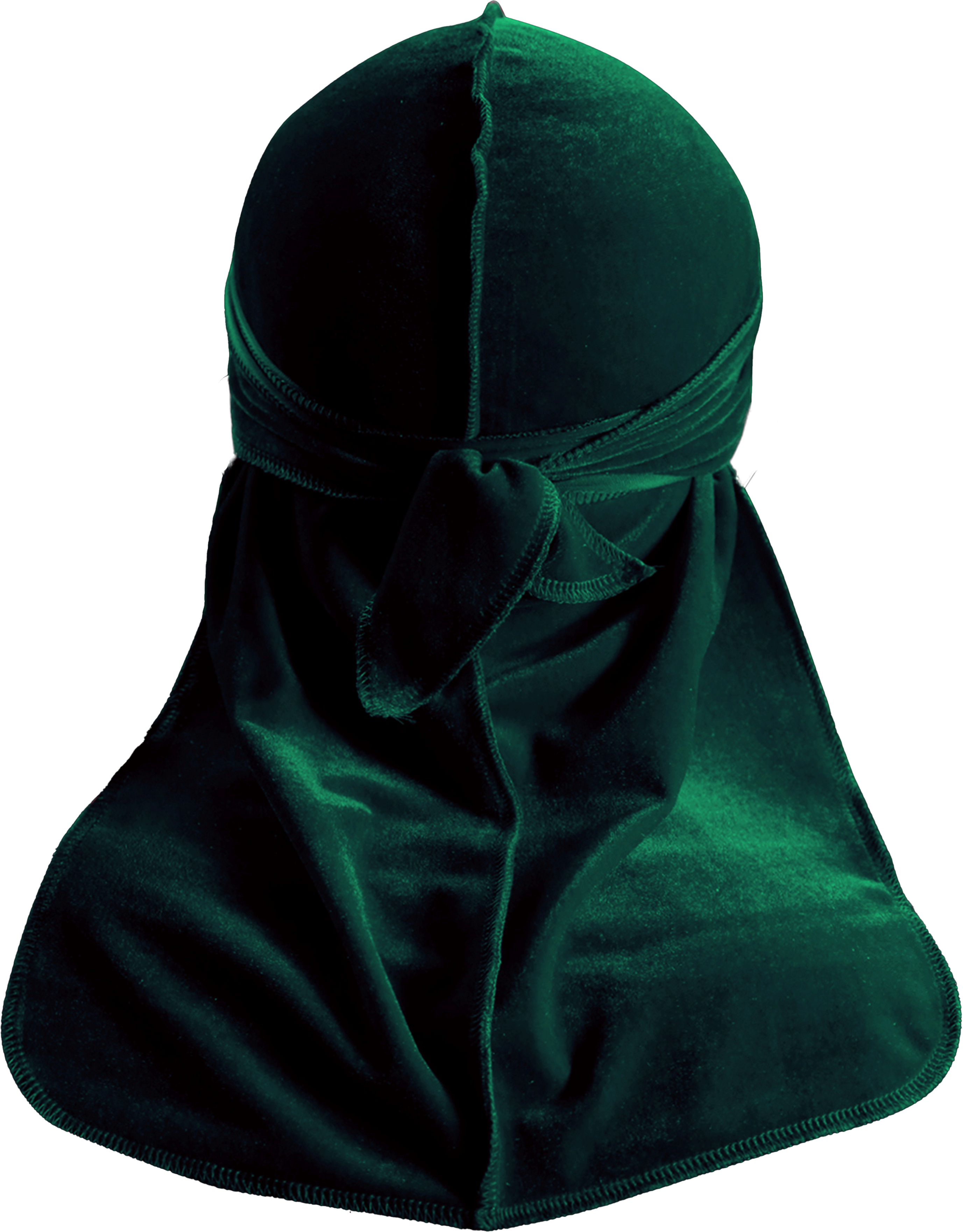 JagRags Premium Forest Green and Velvet Durag