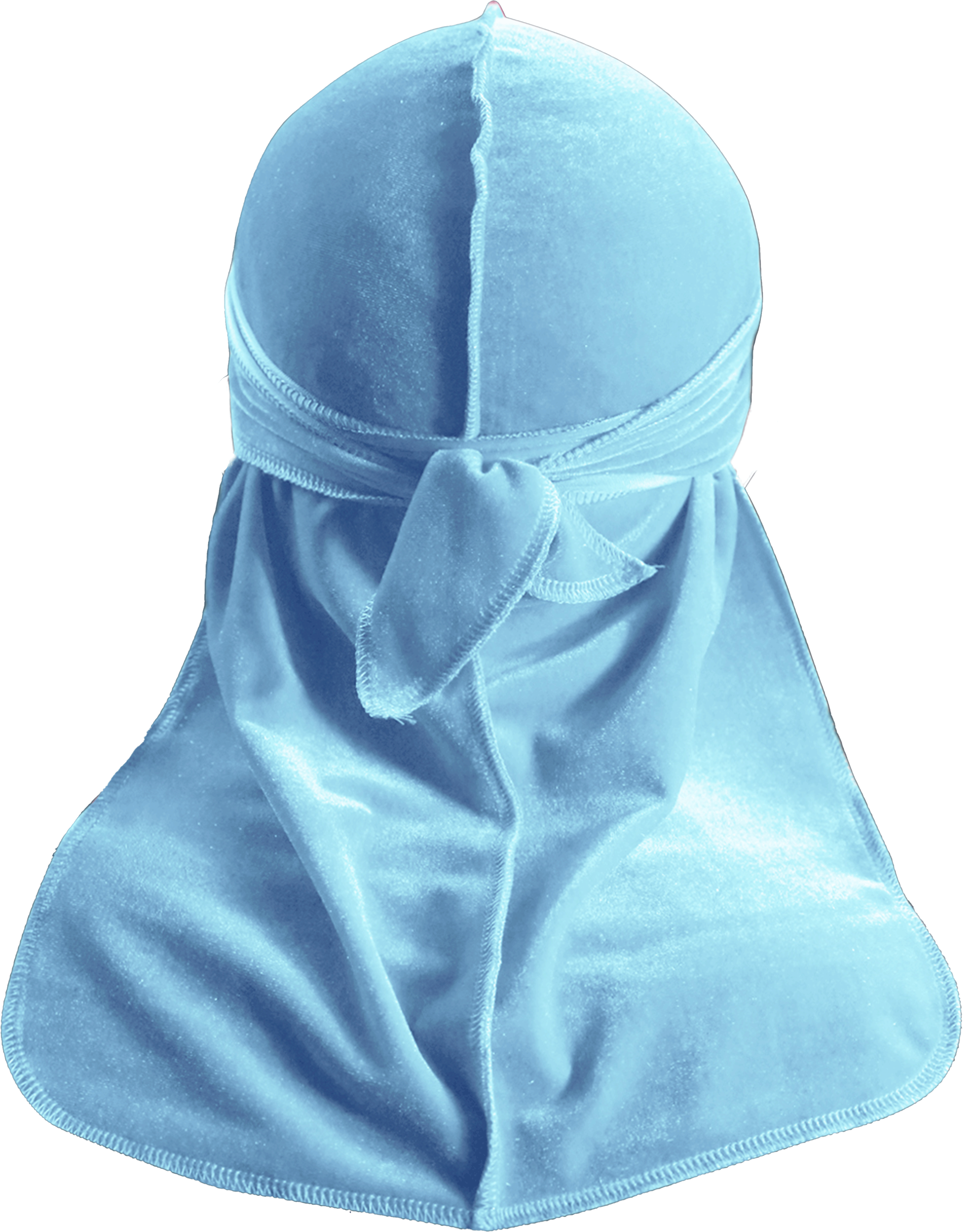 JagRags Premium Baby Blue and Velvet Durag