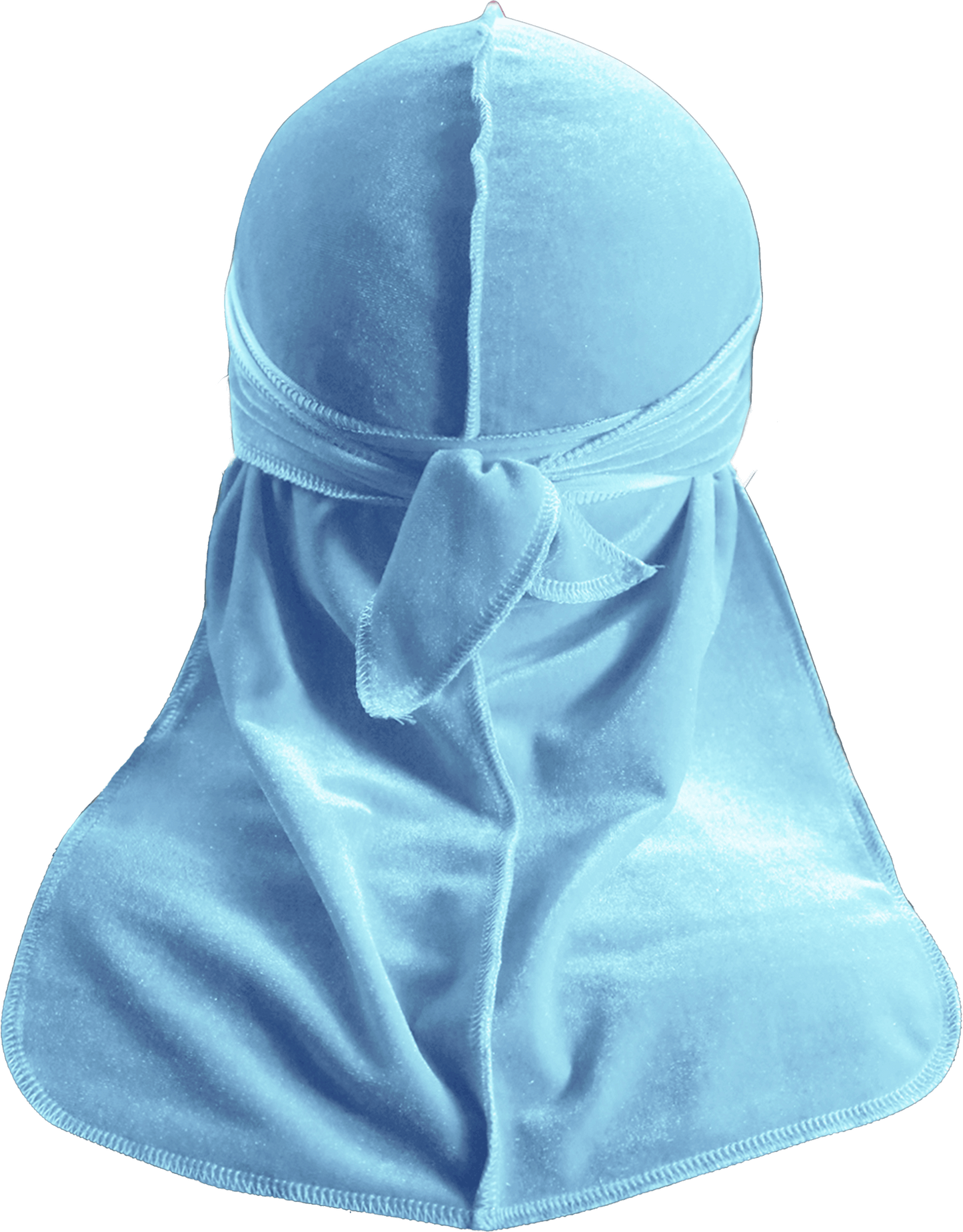 Premium Baby Blue Velvet Durag