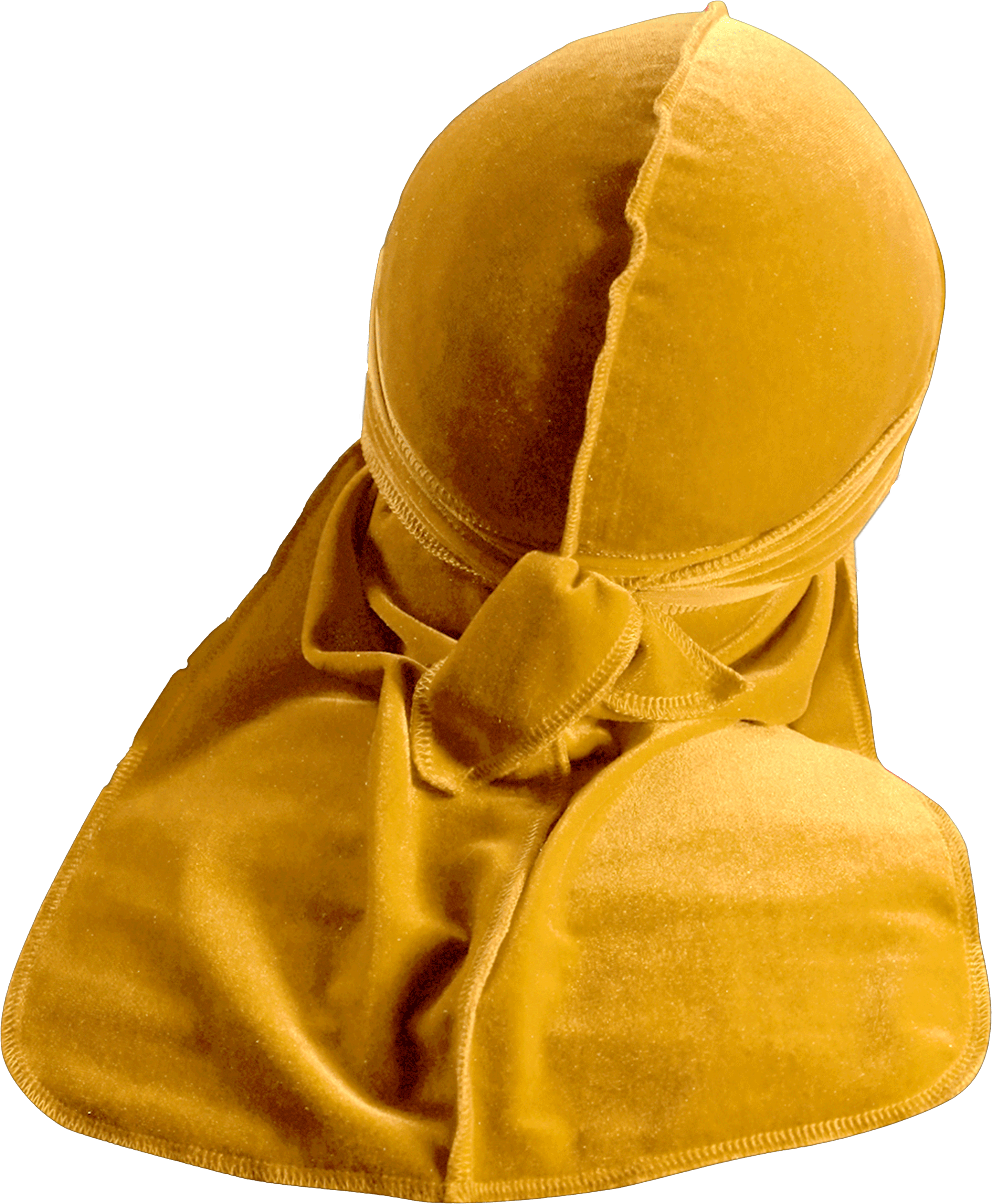 JagRags Premium Canary Yellow and Velvet Durag for Men