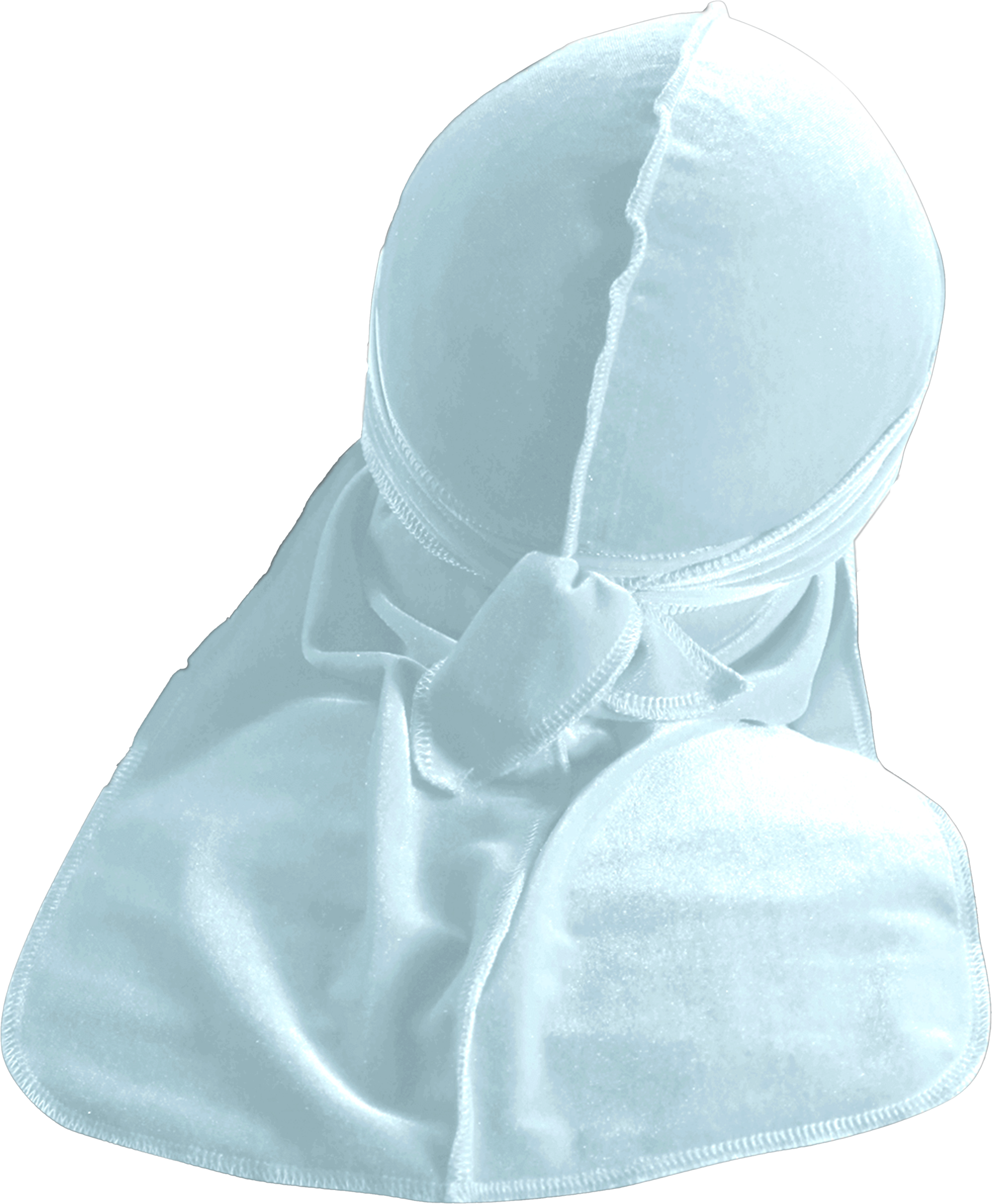 JagRags Premium White and Velvet Durag