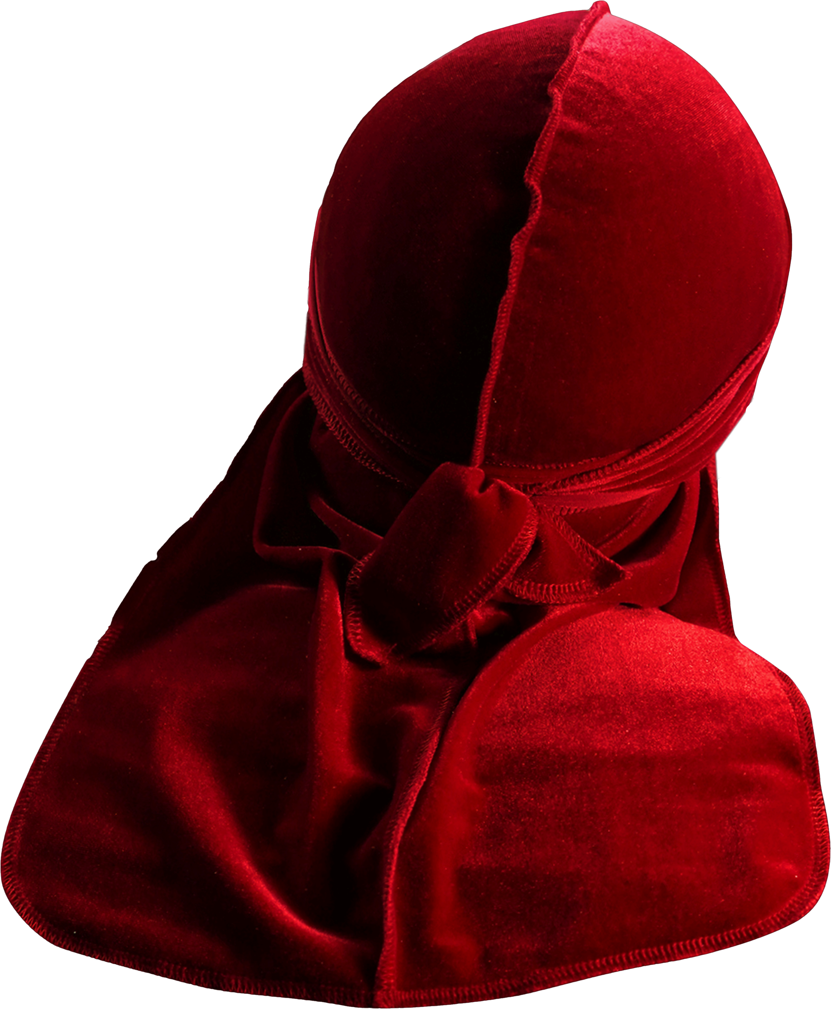 JagRags Premium Red and Velvet Durag
