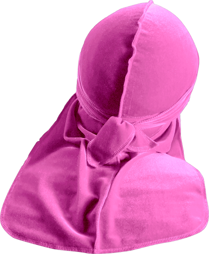 Premium Powder Pink Velvet Durag