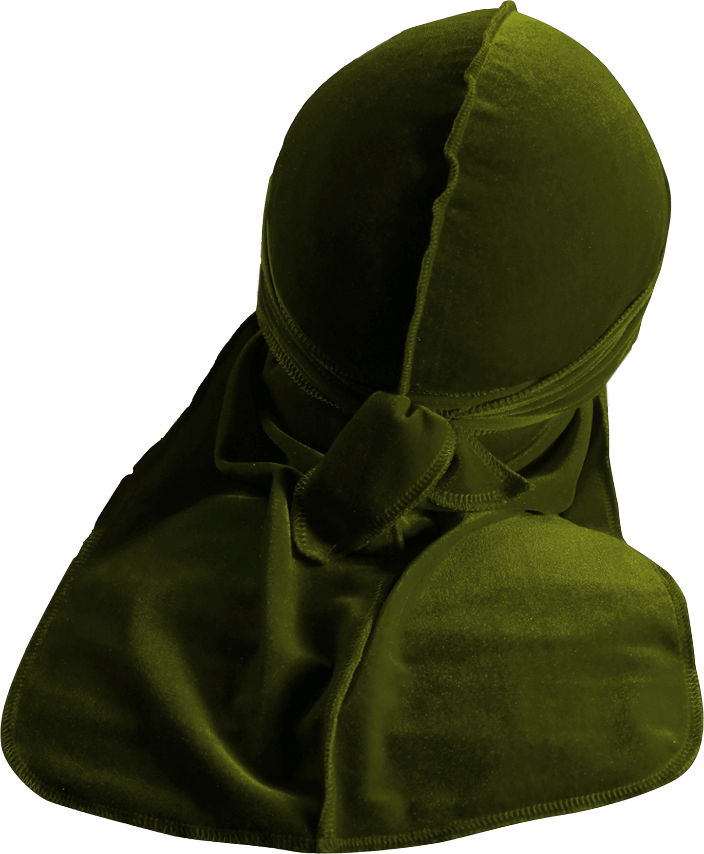 Premium Olive Green Velvet Durag