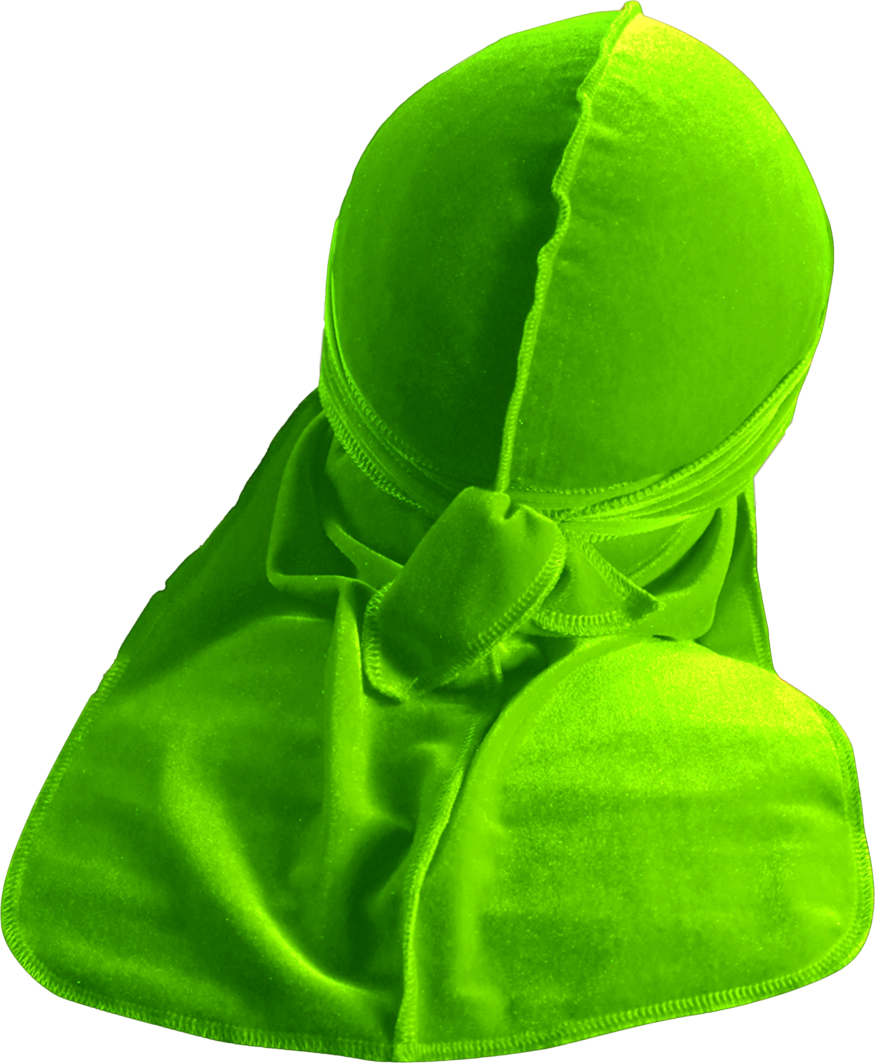 JagRags Premium Lime and Velvet Durag