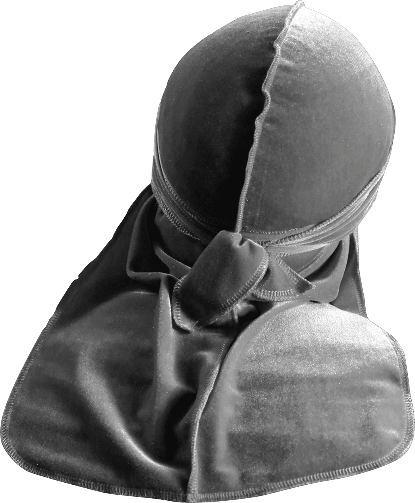 Premium Grey Velvet Durag