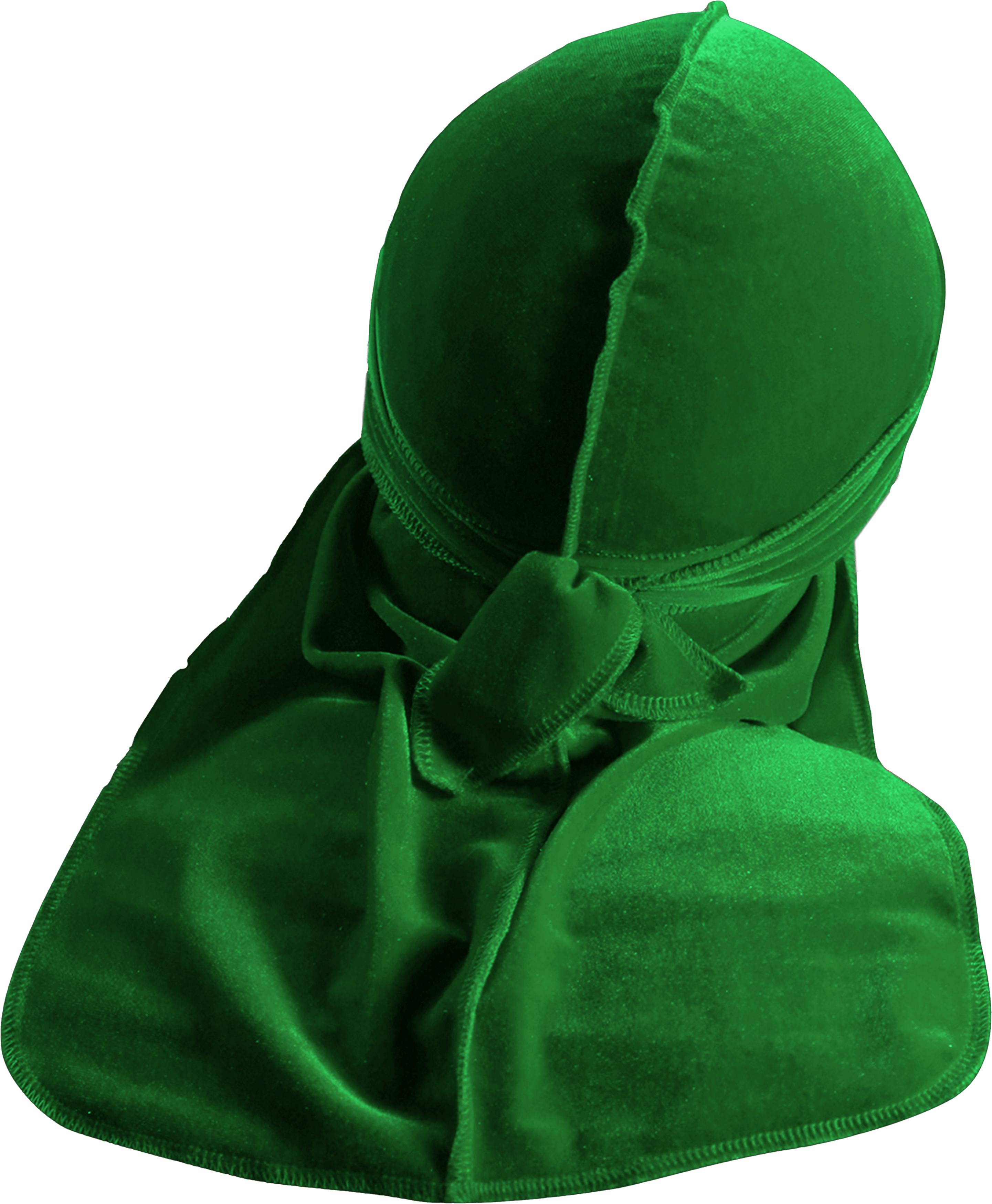JagRags Premium Green and Velvet Durag