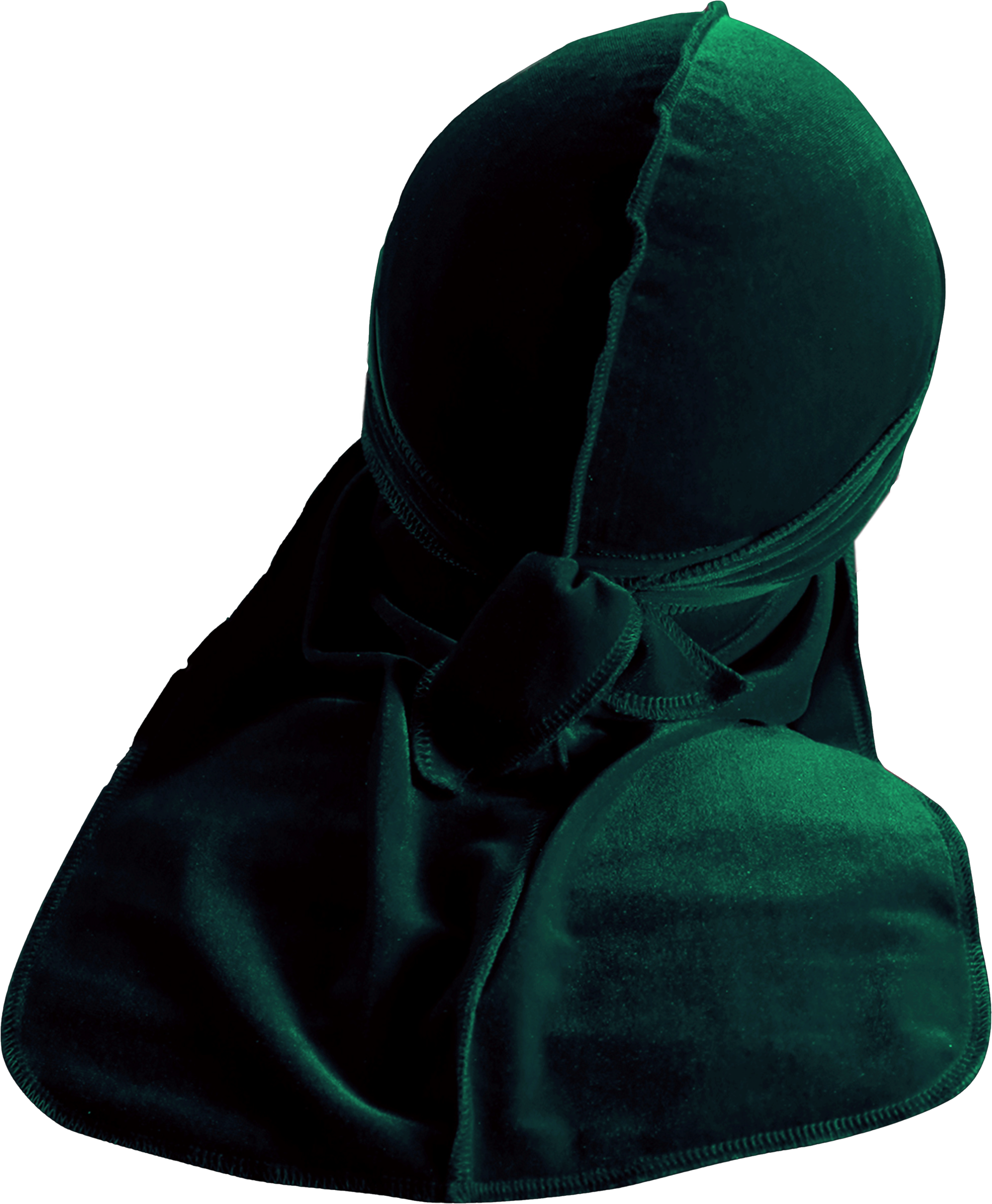 JagRags Premium Forest Green and Velvet Durag