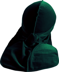 JagRags Premium Forest Green and Velvet Durag