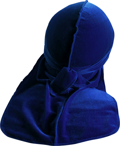 Premium Blue Velvet Durag