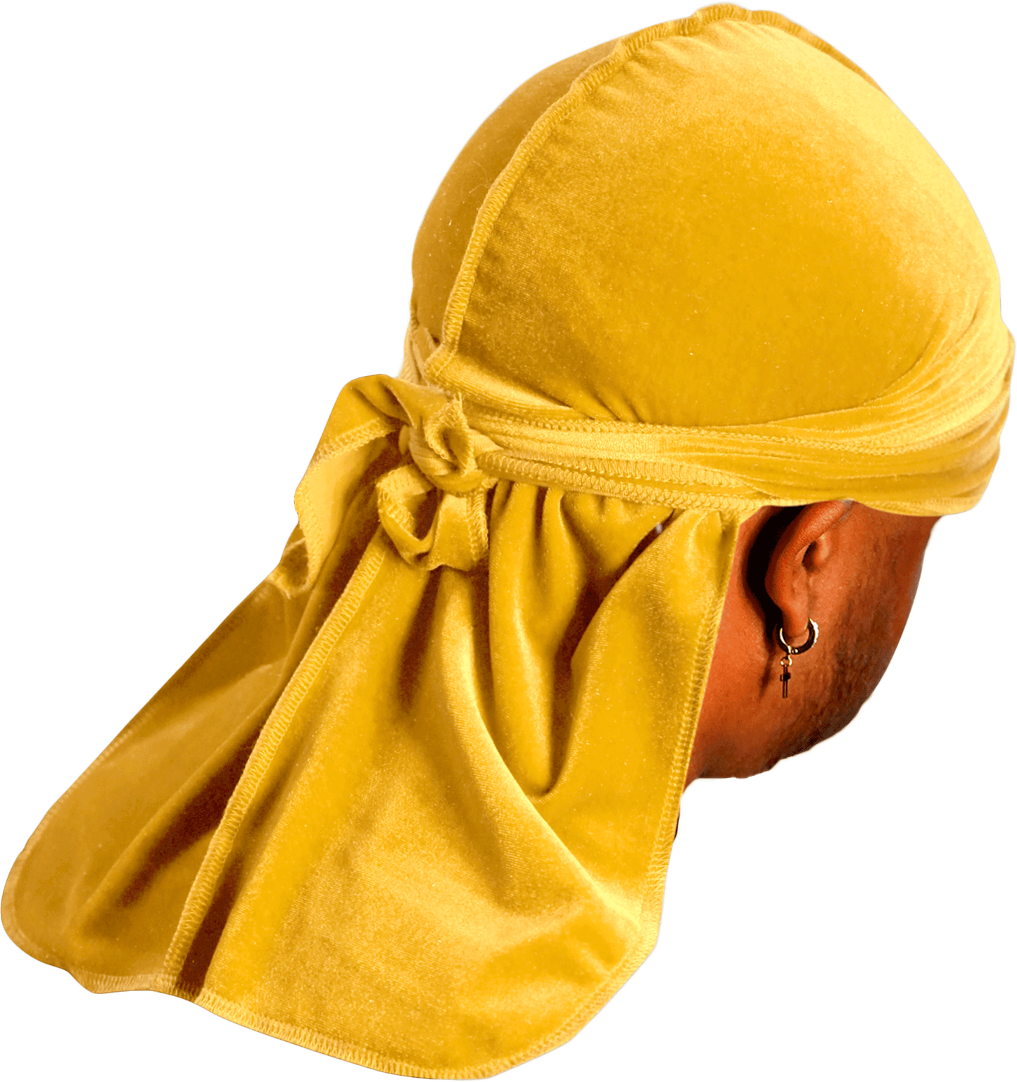 Premium Yellow Velvet Durag