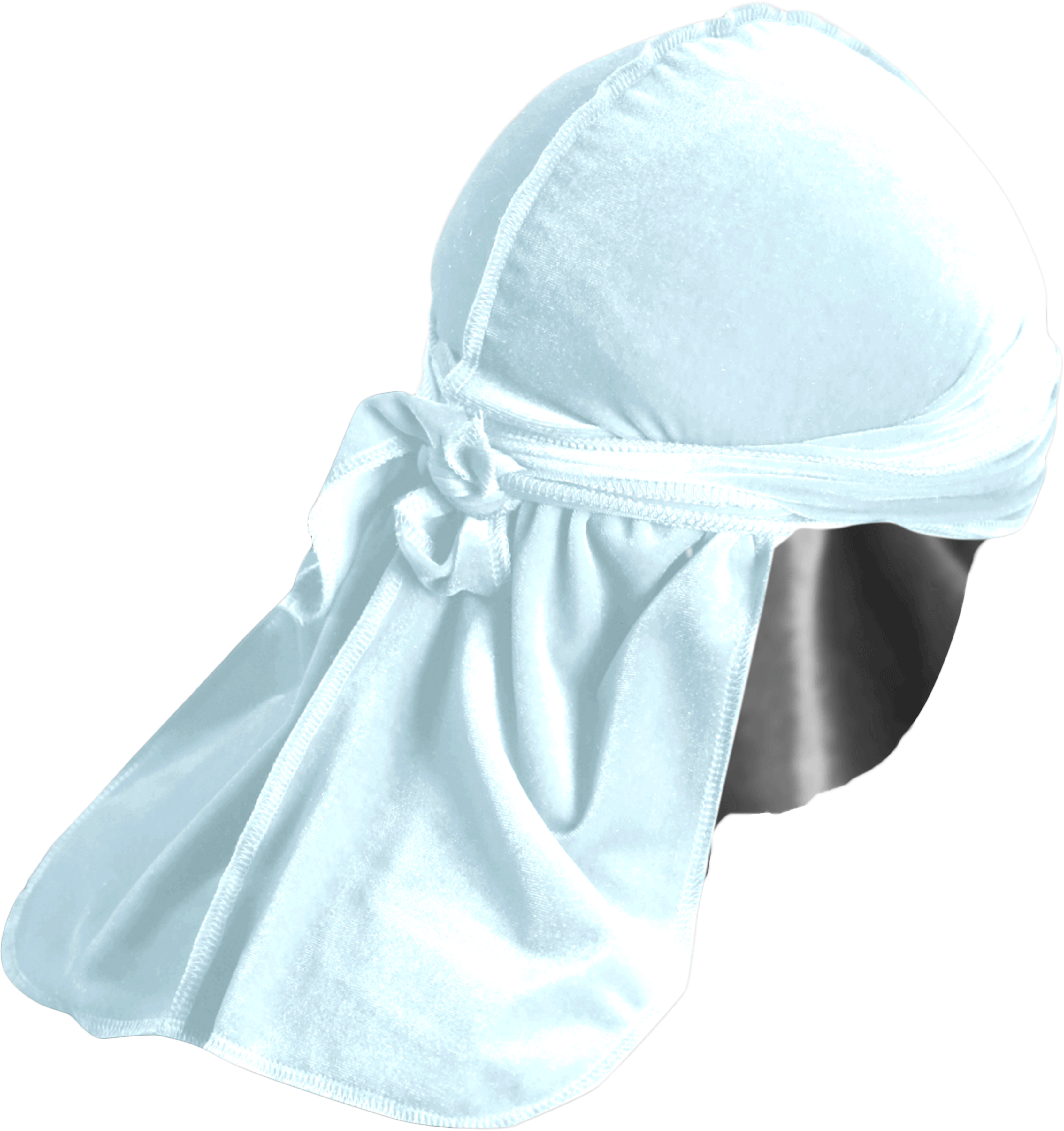JagRags Premium White and Velvet Durag
