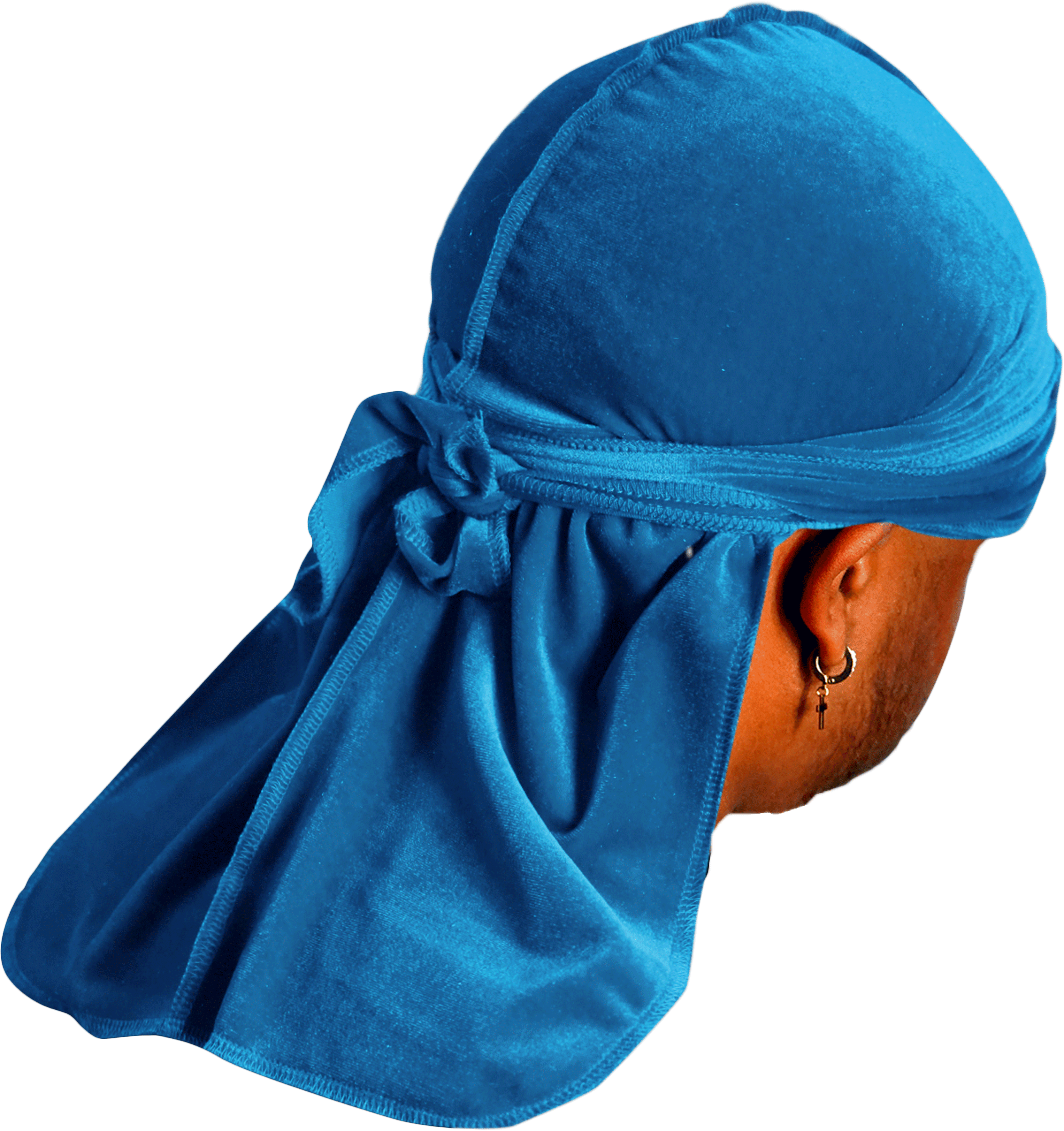 JagRags Premium Turquoise and Velvet Durag