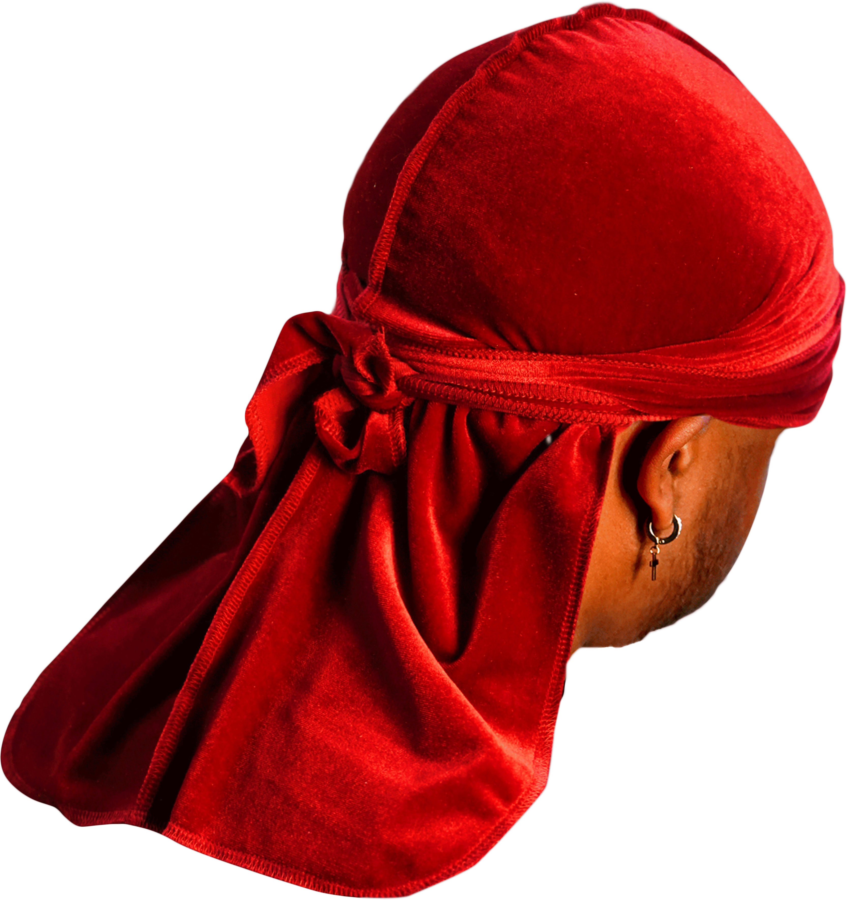 JagRags Premium Red and Velvet Durag