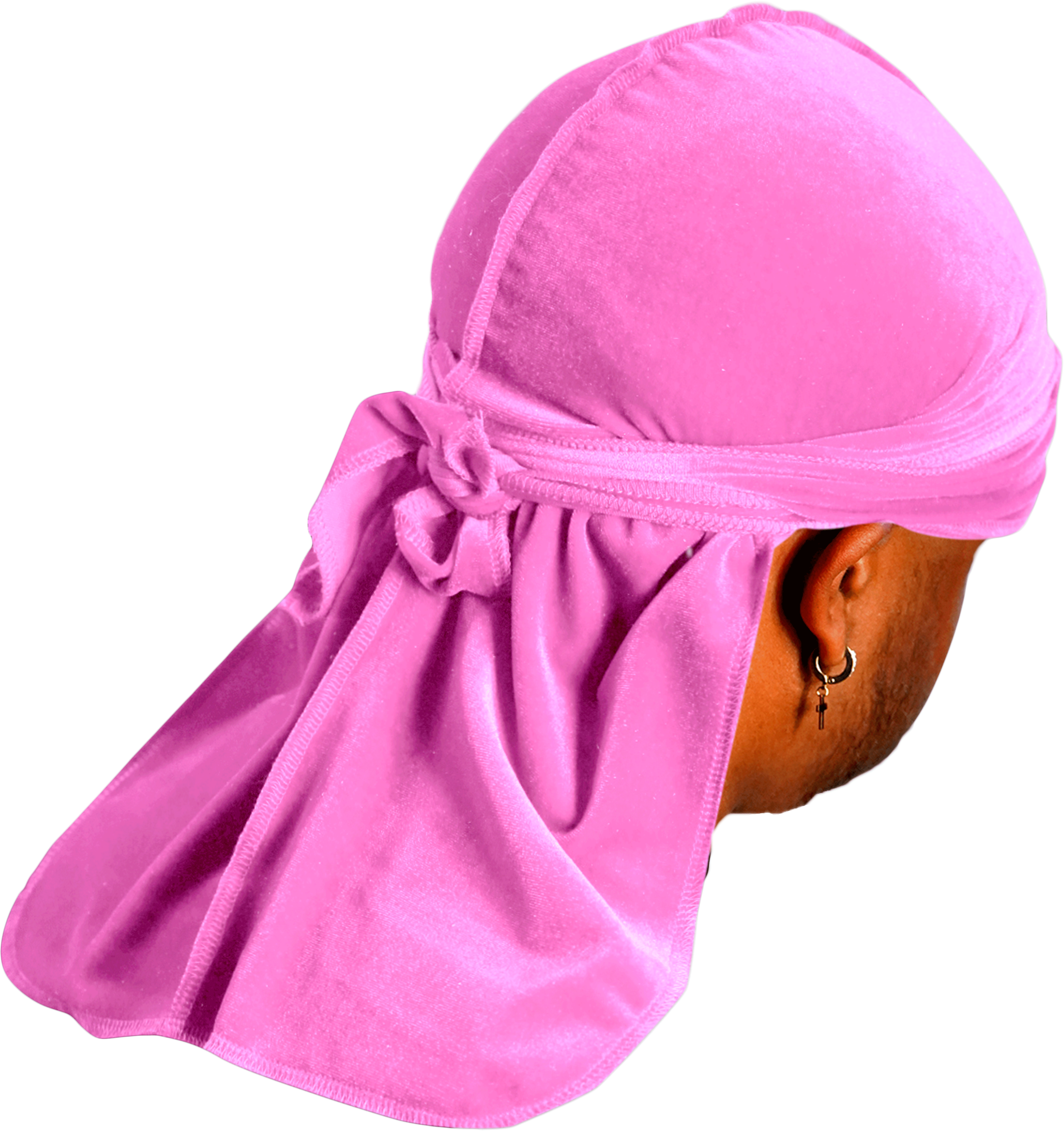 JagRags Premium Powder Pink and Velvet Durag