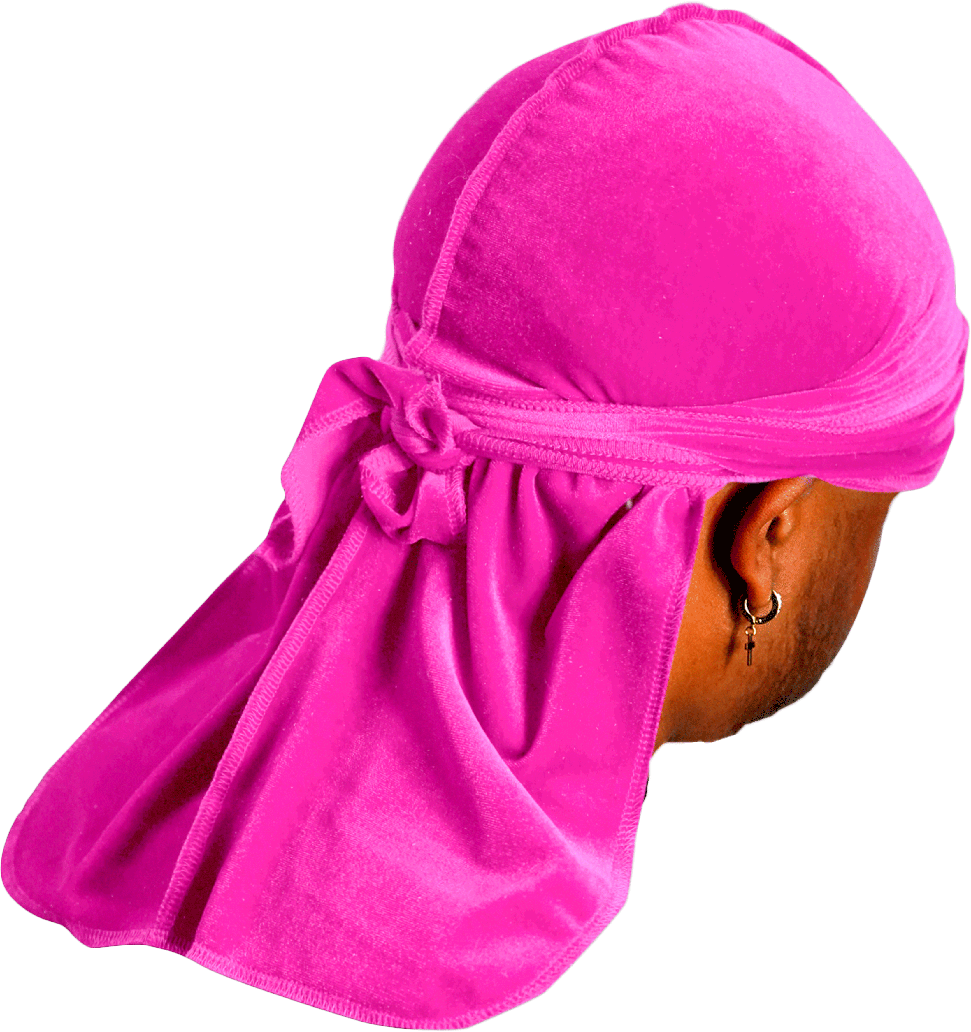 JagRags Premium Pink and Velvet Durag