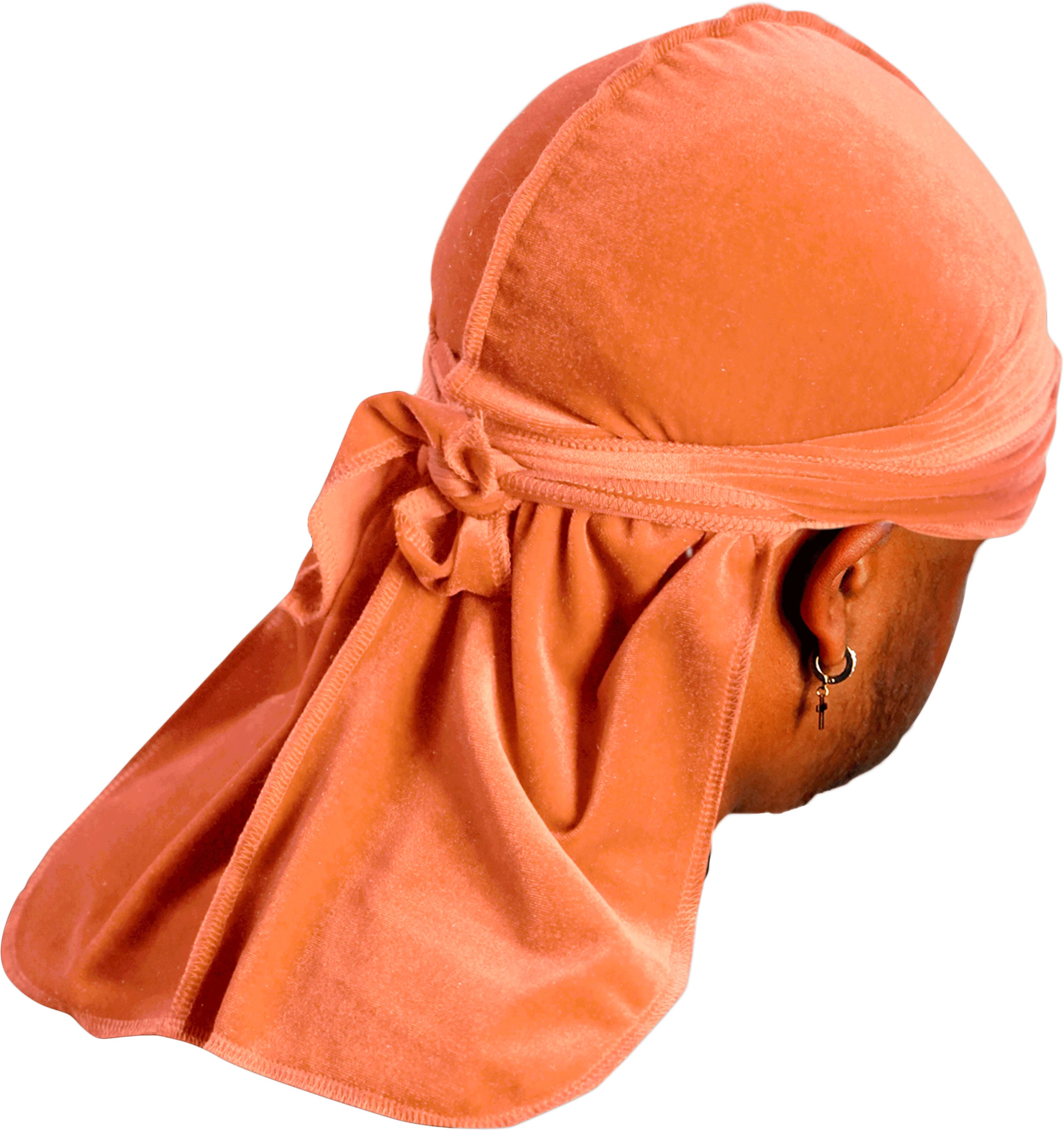 JagRags Premium Peach and Velvet Durag