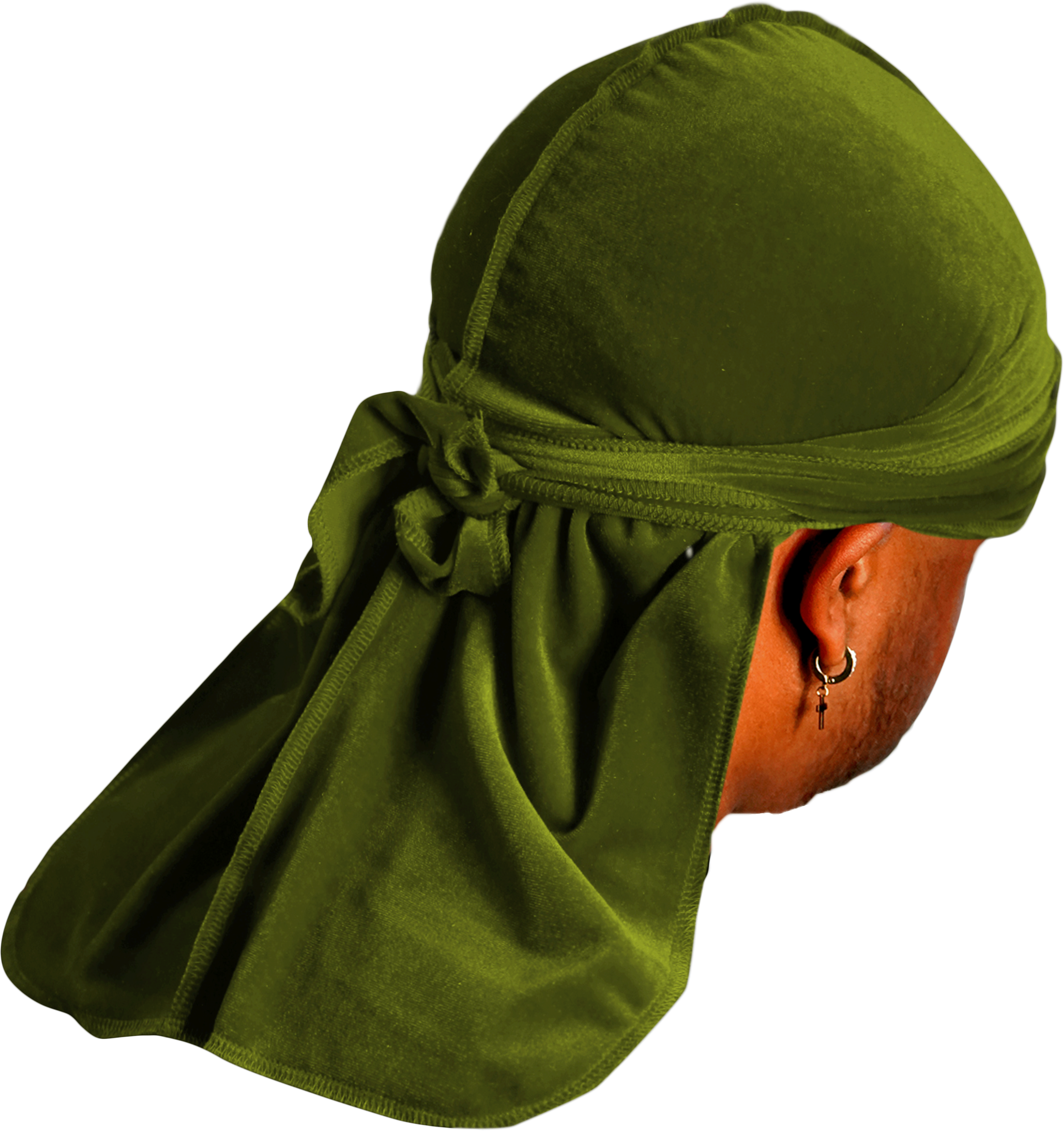 JagRags Premium Olive and Velvet Durag