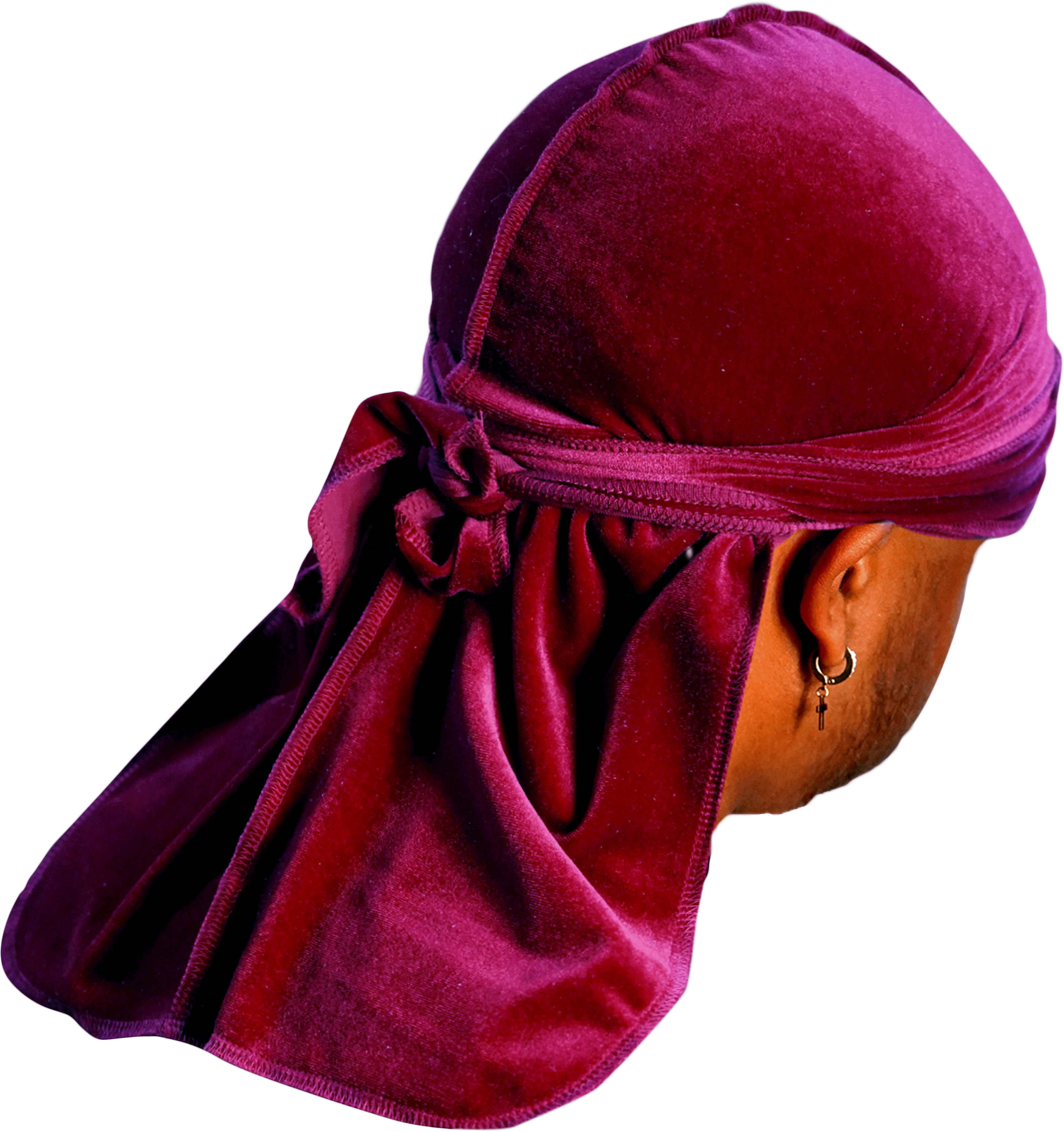 JagRags Premium Maroon and Velvet Durag