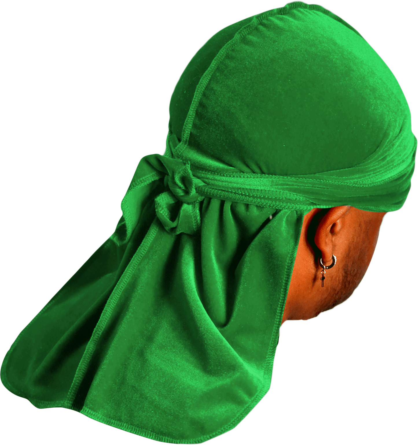Premium Green Velvet Durag